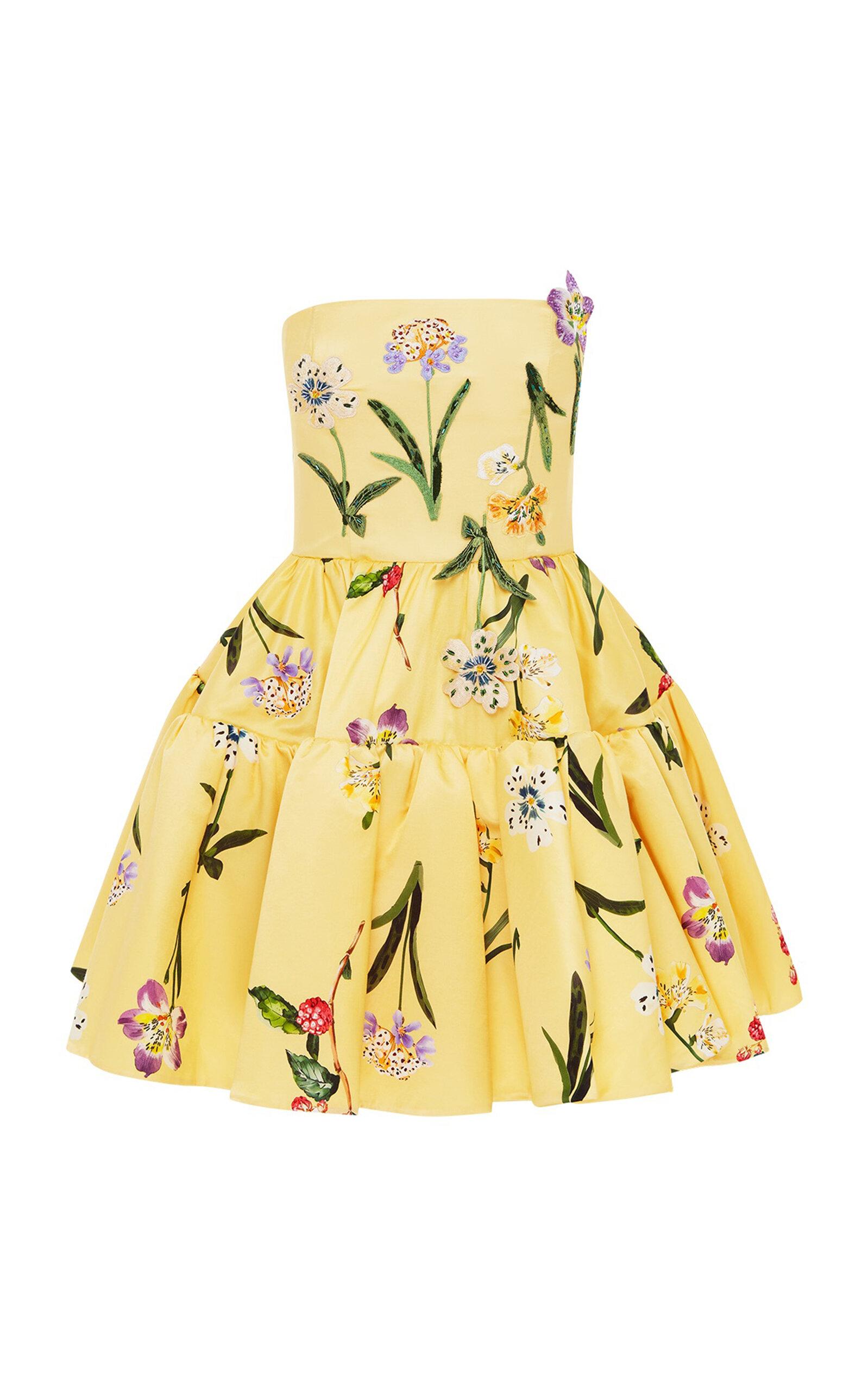 【Leo Lin】Piper Applique Bell Shape Mini Dress Piper Appliqué Bell Shape Mini Dress - Moonlight – LEO LIN