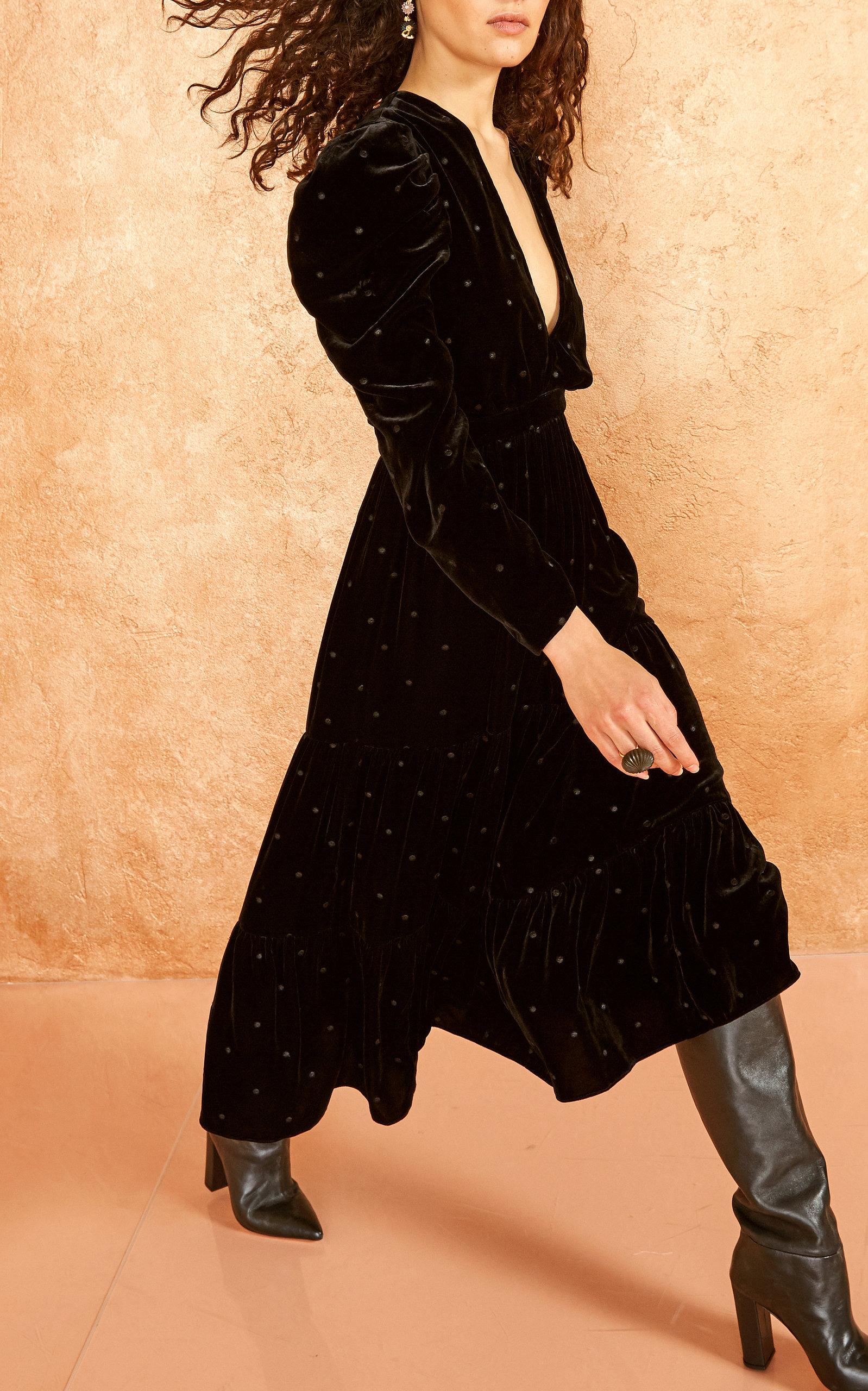 ulla johnson black dress