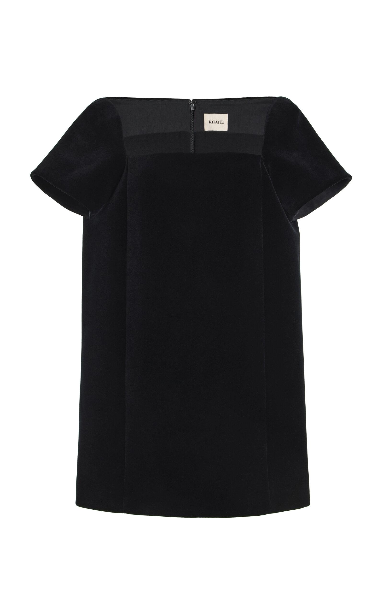 khaite benji mini dress KHAITE Benji Mini Dress | Black