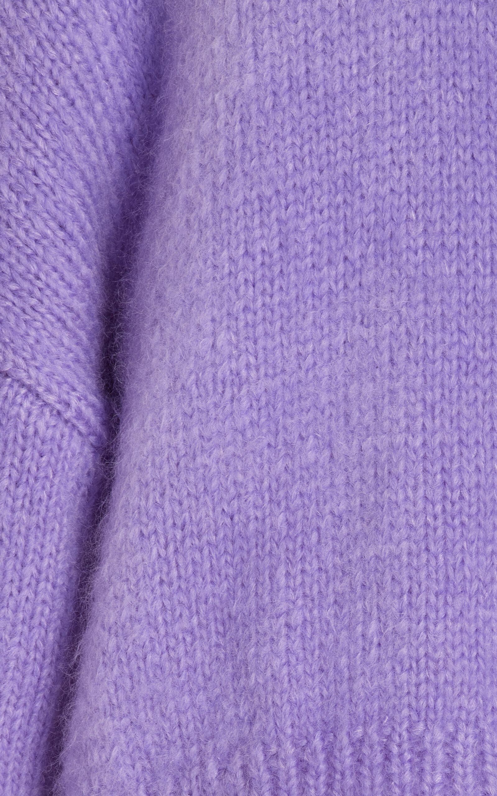 Michael Kors Brush Mohair silk Sweater in Purple Lyst UK