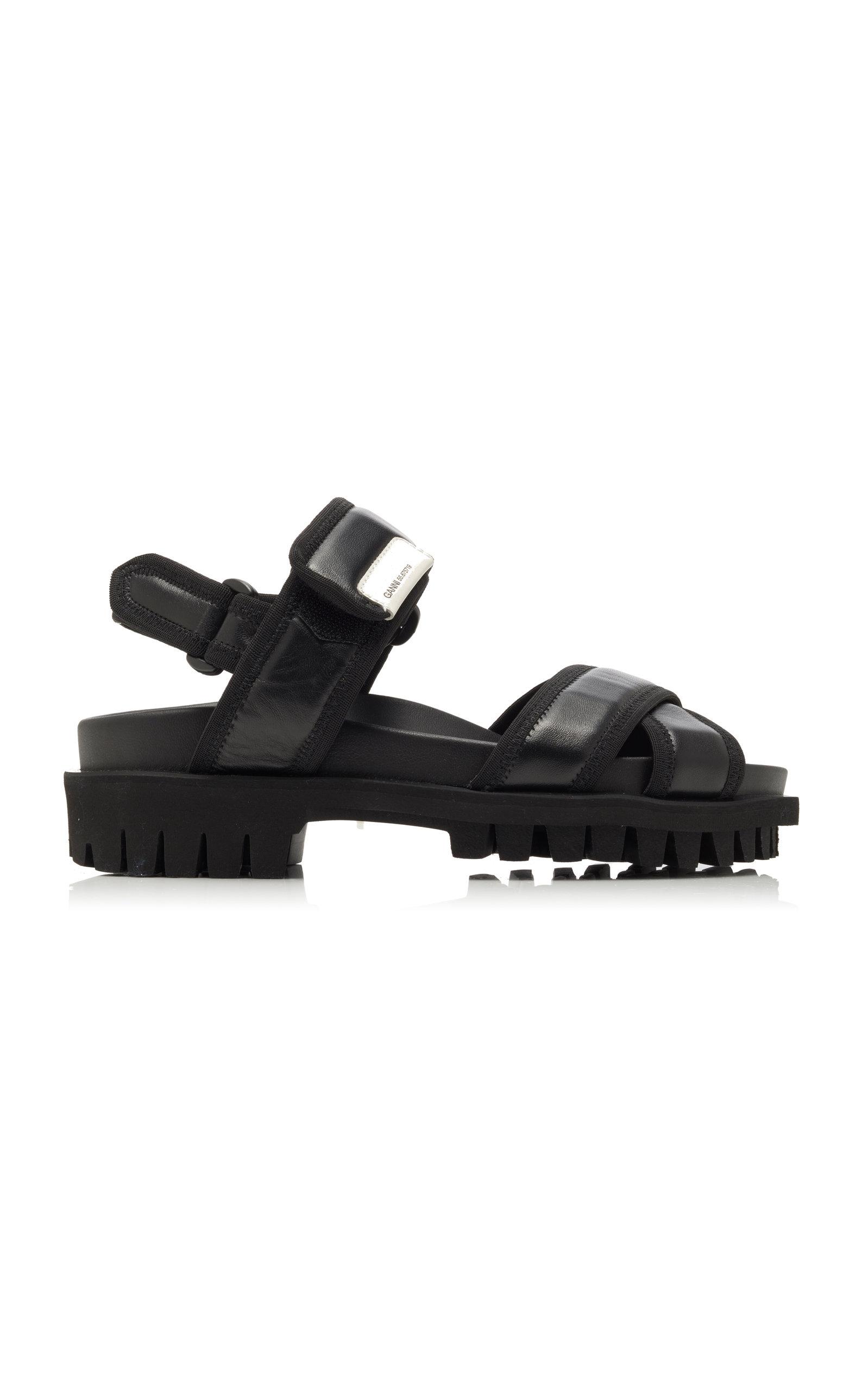 Ganni Synthetic Hiking Nylon Sandals in Black - Save 40% - Lyst