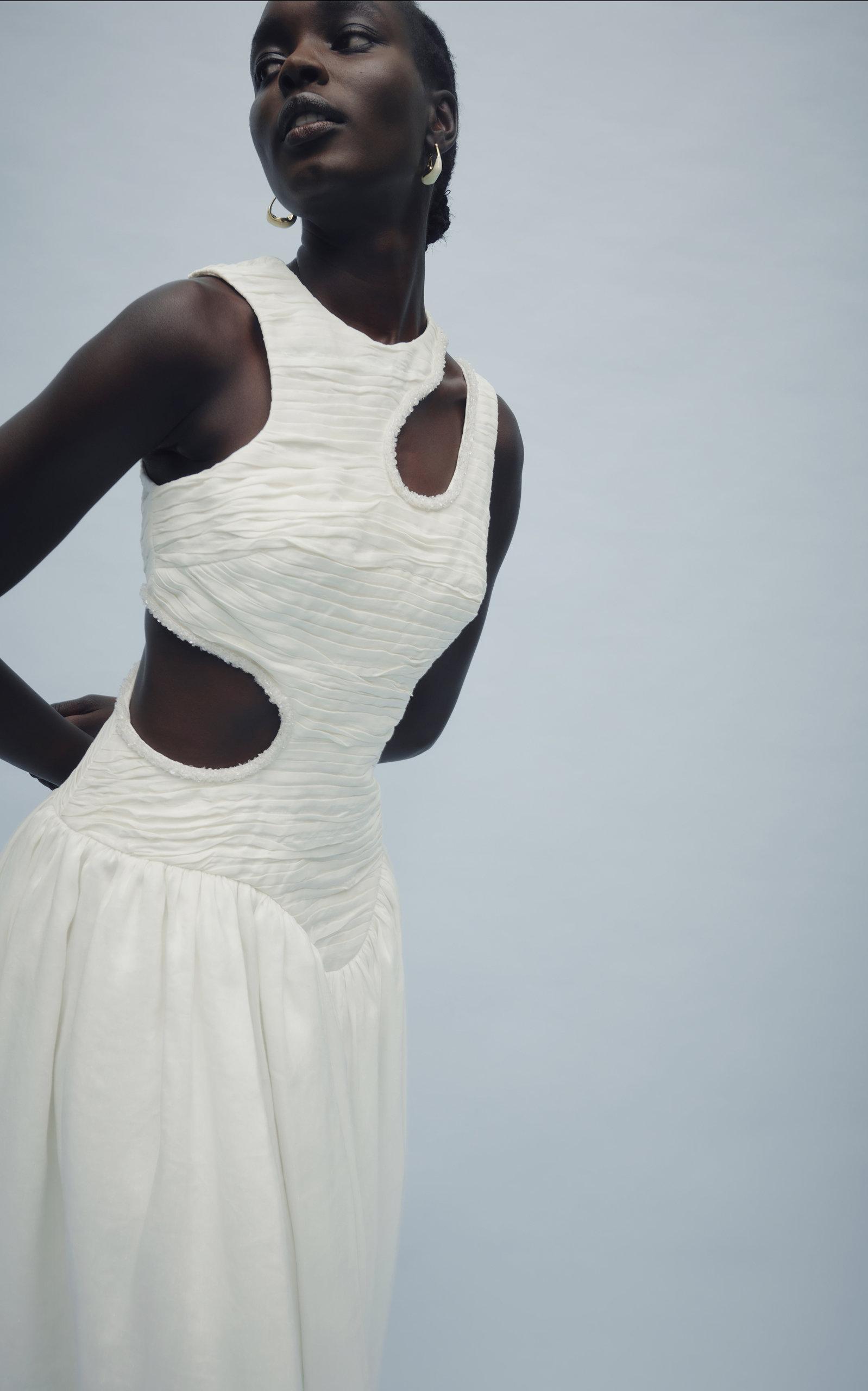 white christmas dresses Mimosa Cut Out Midi Dress main image 0