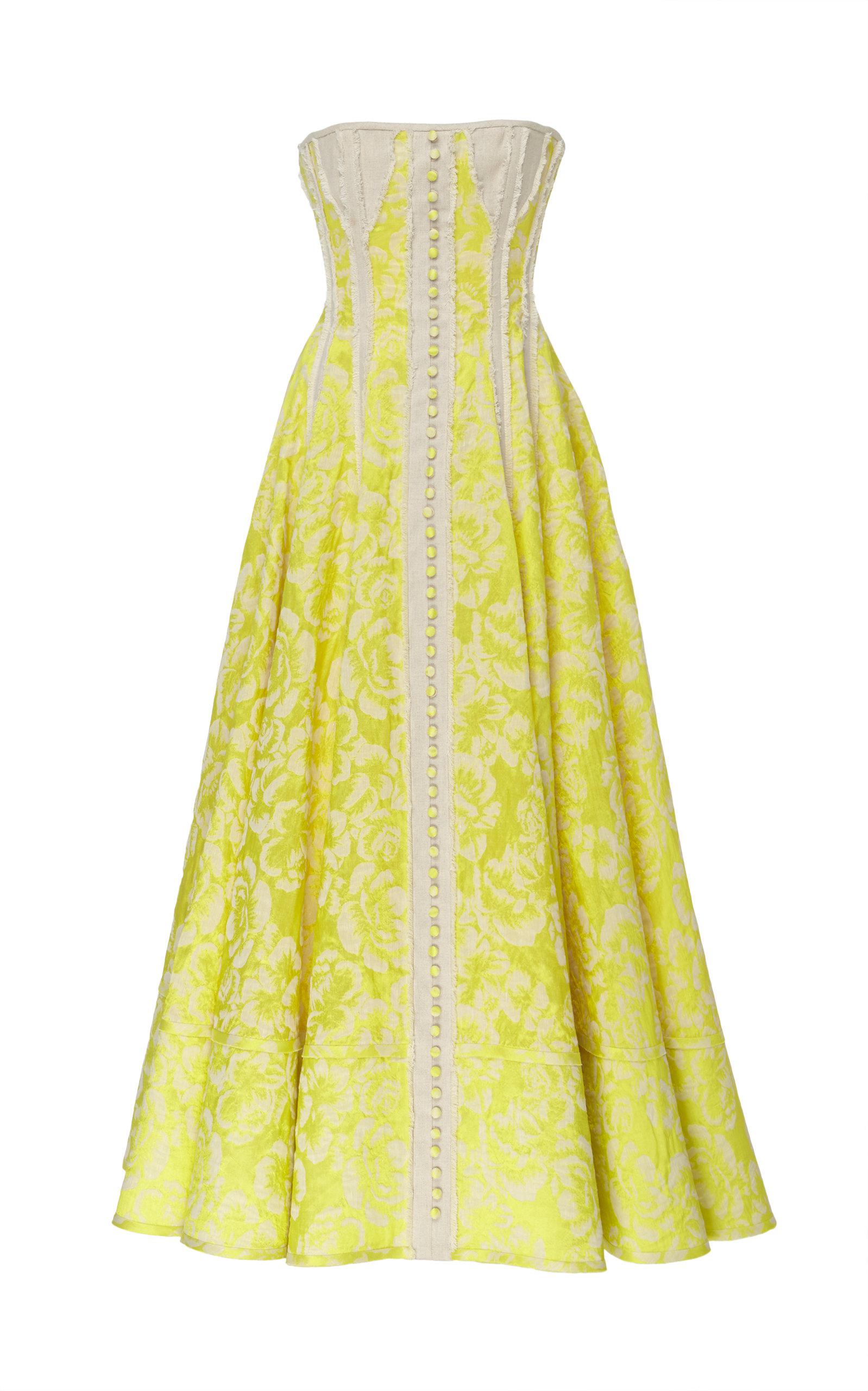 erdem yellow dress