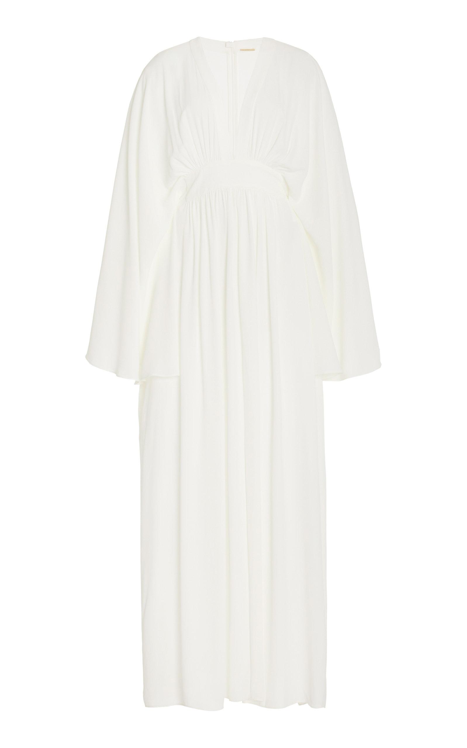 Alexis Lillia Crepe Maxi Dress in White | Lyst