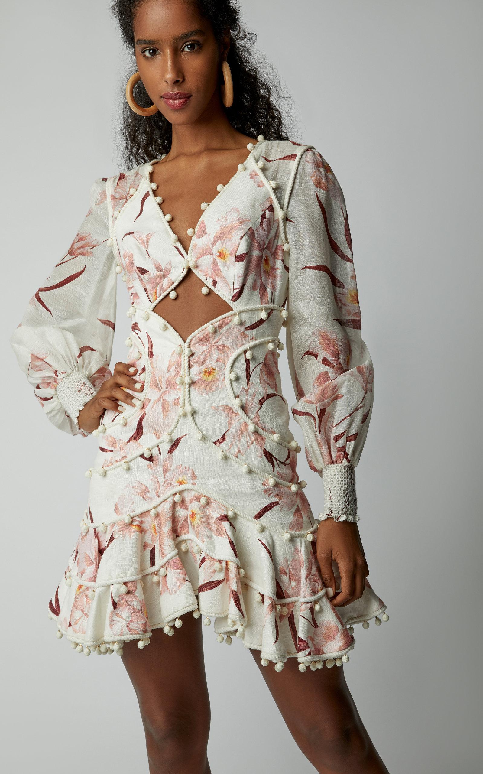 Corsage bauble mini dress Clearance