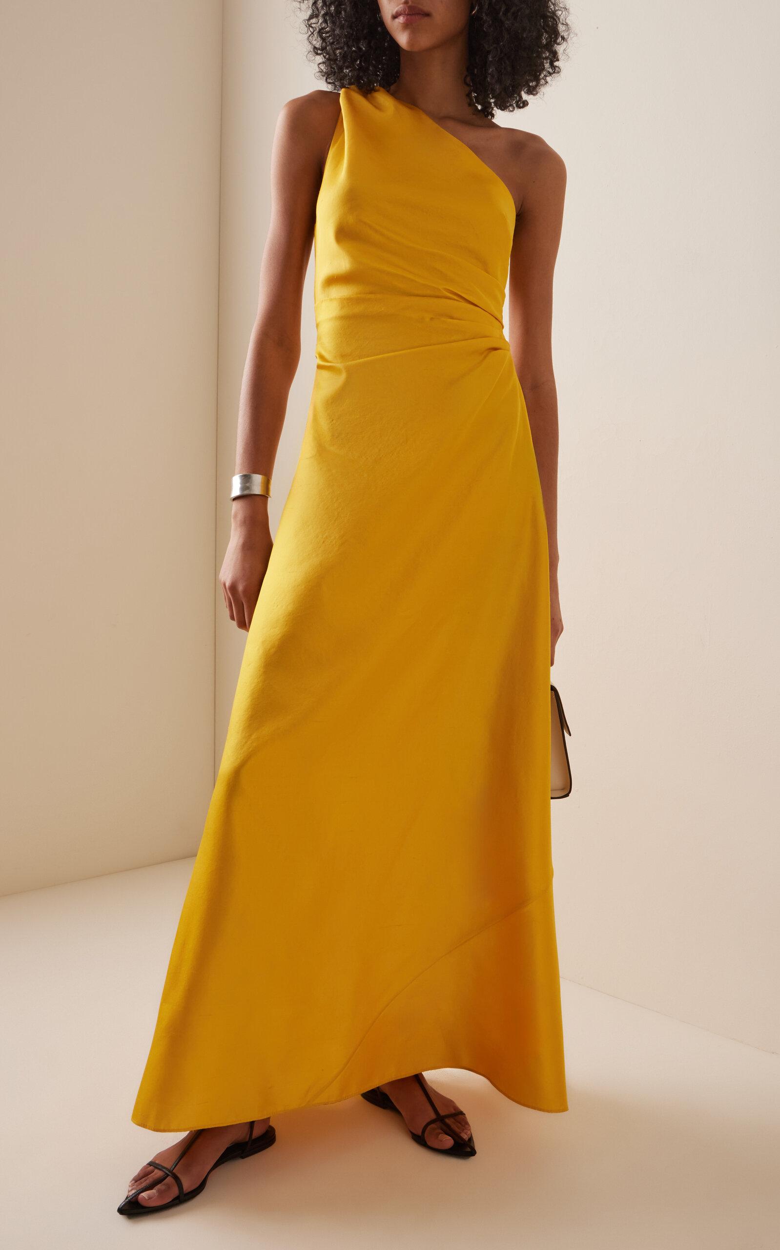 staud este silk dress Staud Iris Silk Dress Syrah