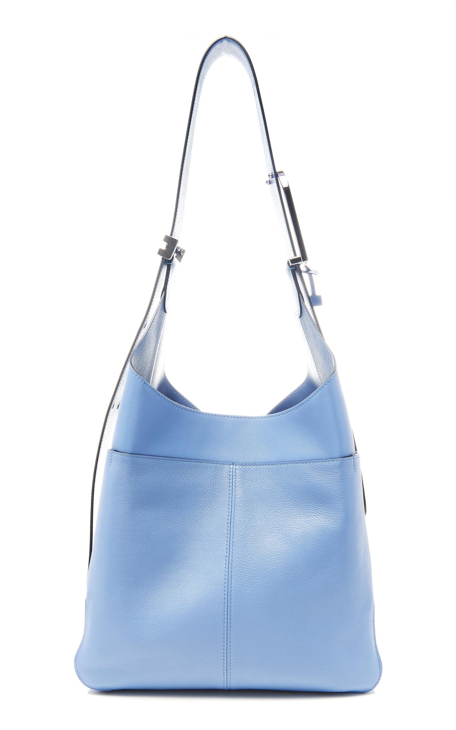 Delvaux So Cool Mm Calf Jumping/calf Joy Shoulder Bag in Blue