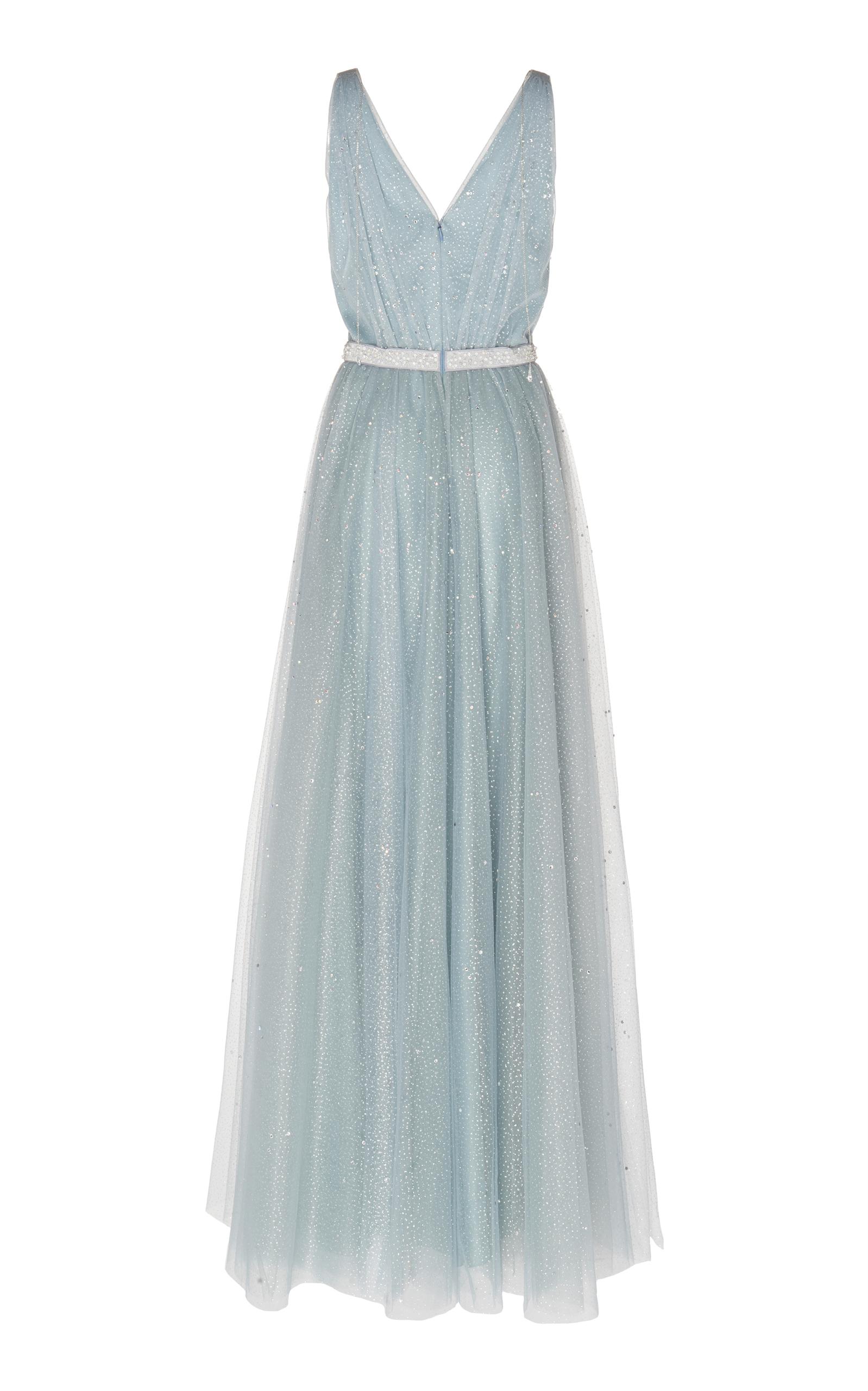 Jenny Packham Skye Glitter Tulle Gown 