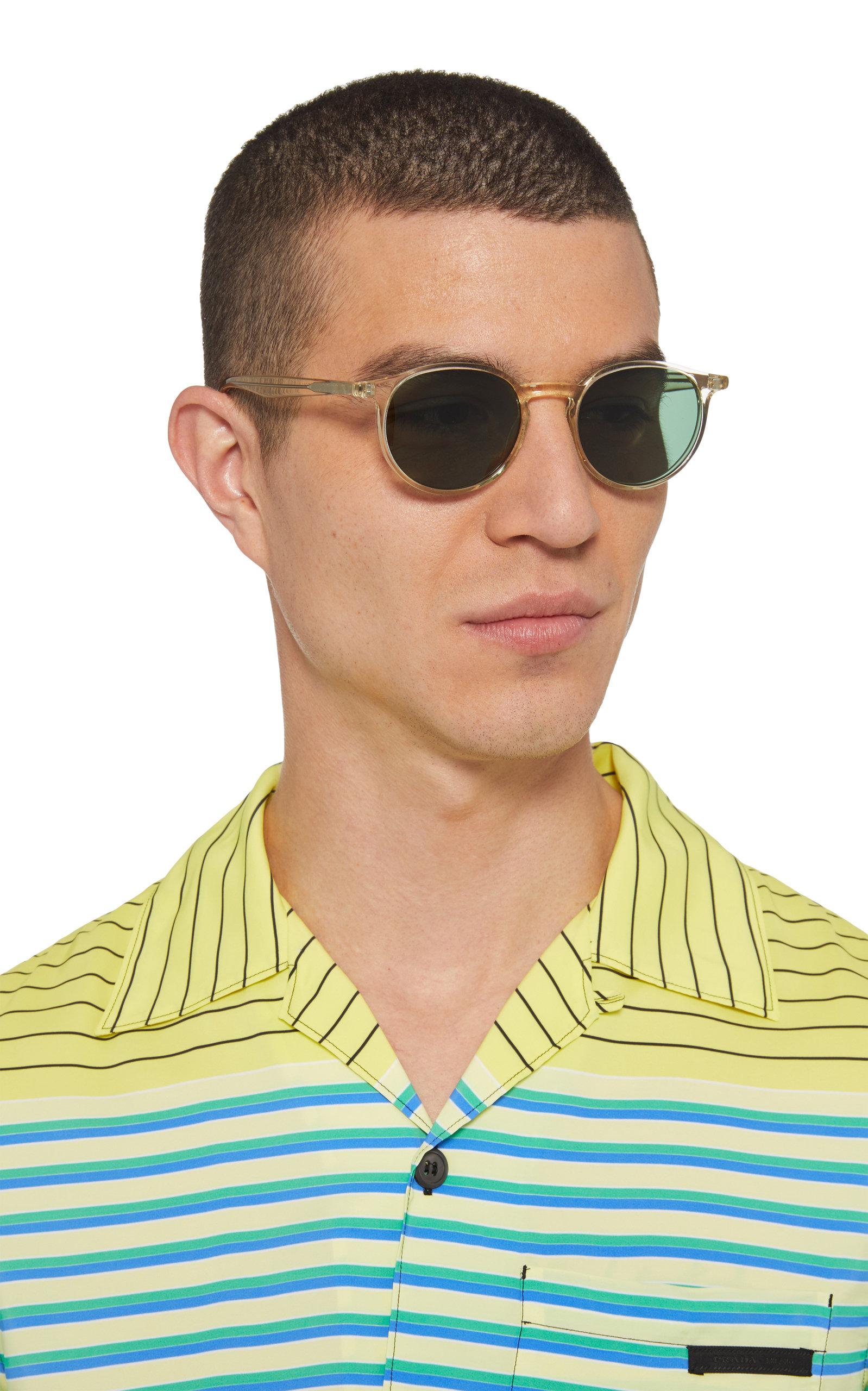 Barton Perreira Norton Round-frame Acetate Sunglasses in Green for Men -  Lyst