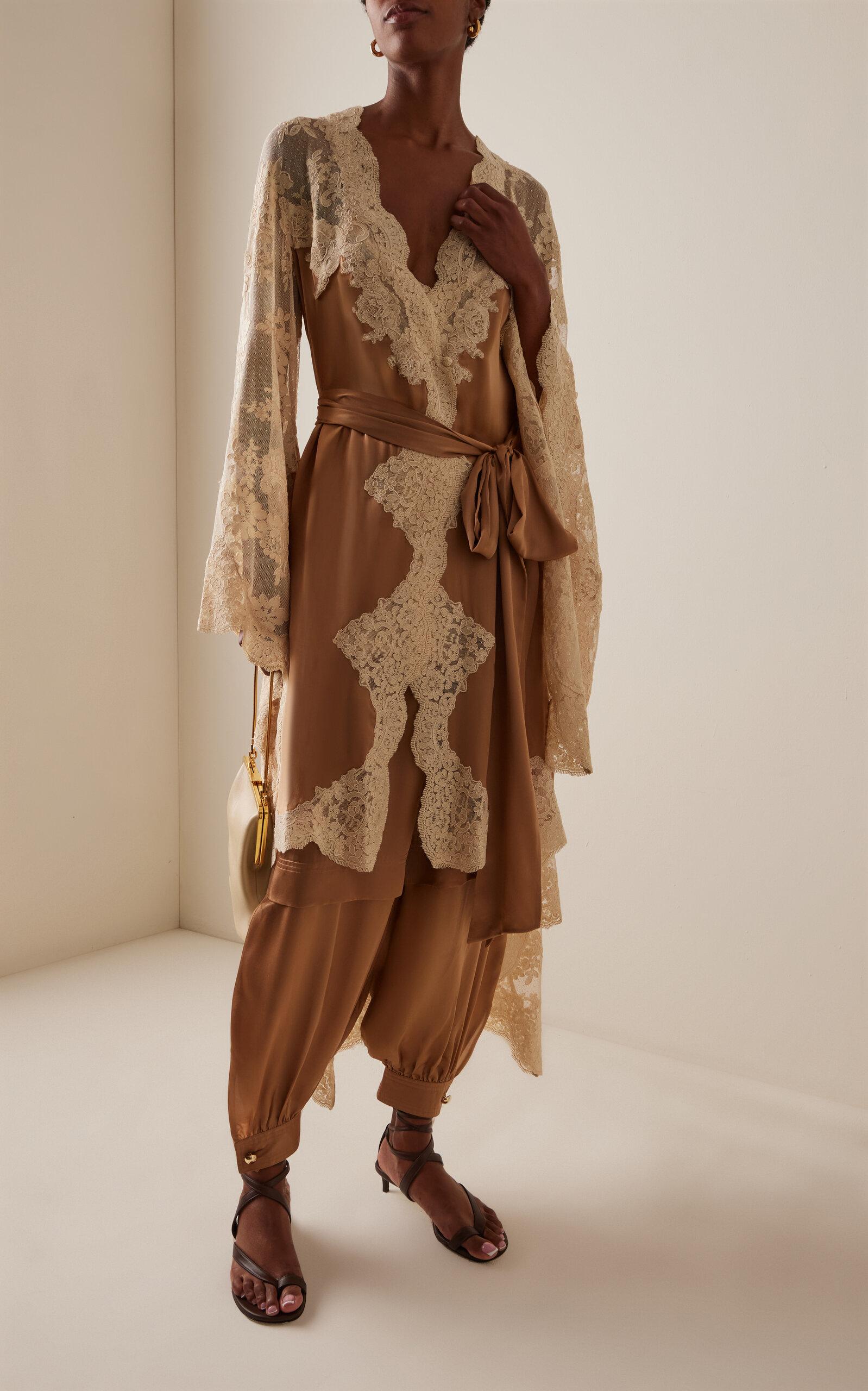 hypnotic satin wrap dress Zimmermann's RTW Fall 2025 Collection Hypnotic Is Dreamy
