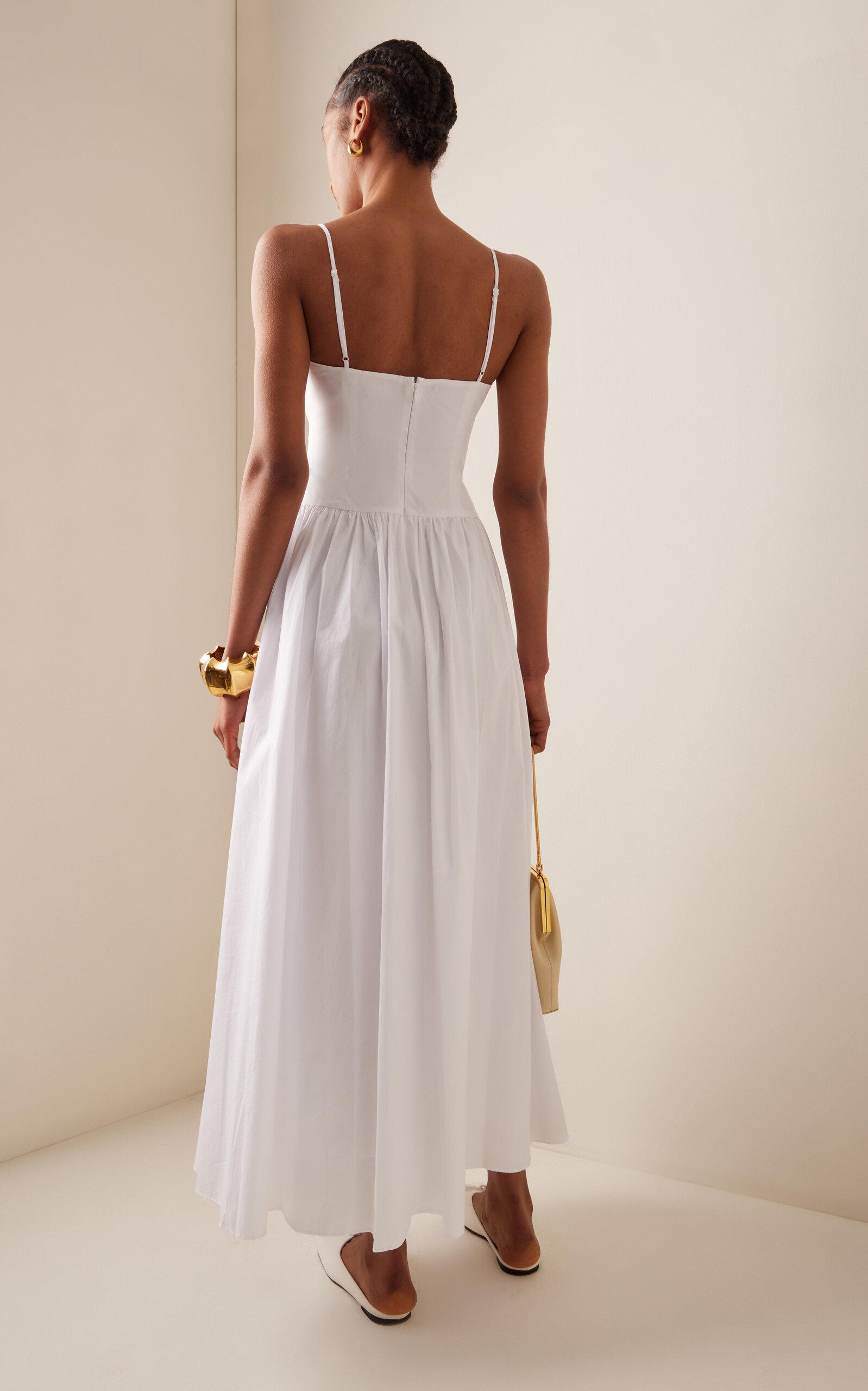 Cotton stretch hotsell maxi dress