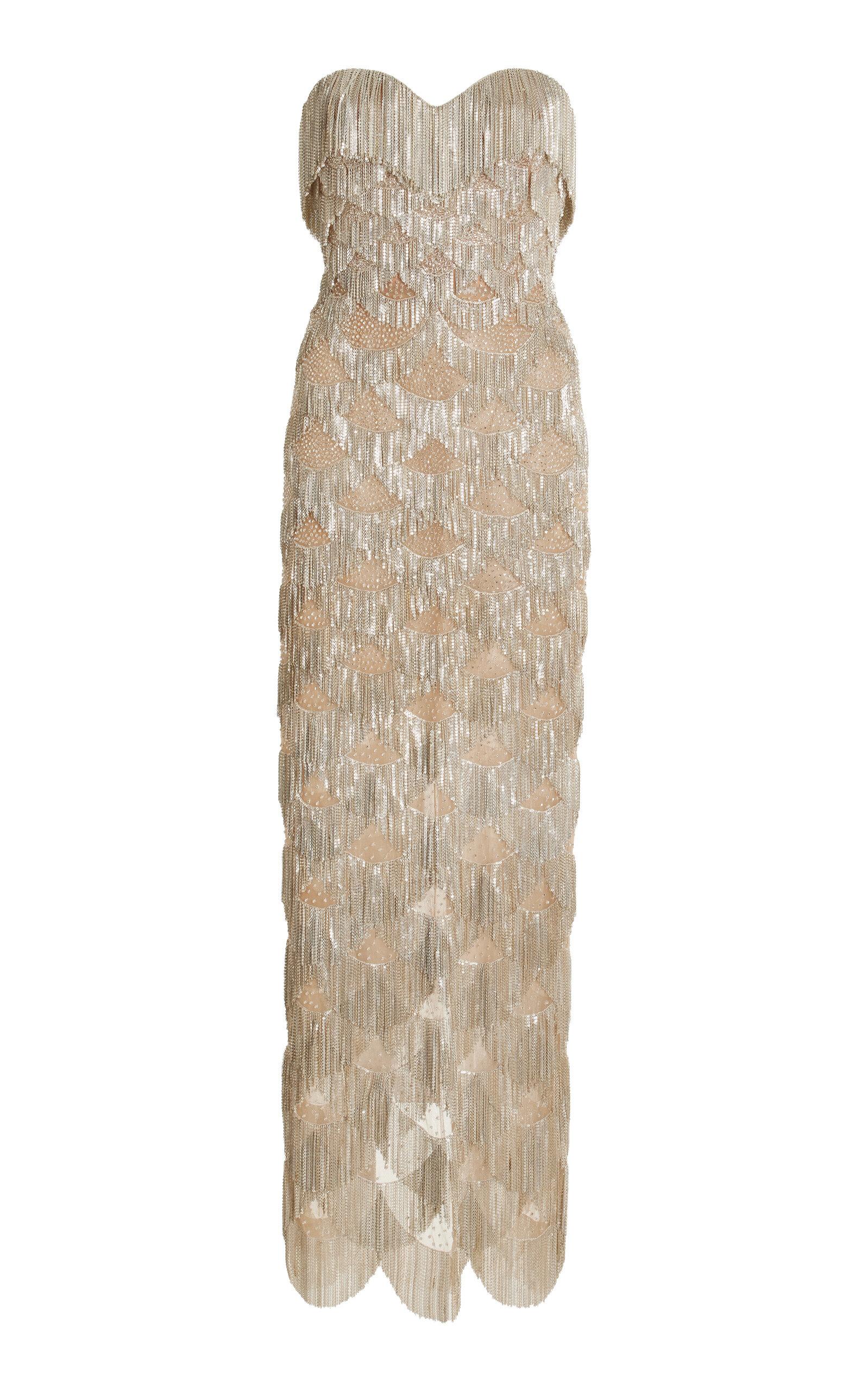metallic gold sweater dress Gold Metallic Knit Side Slit Lace Maxi Dress | Maxi Dress main image 1