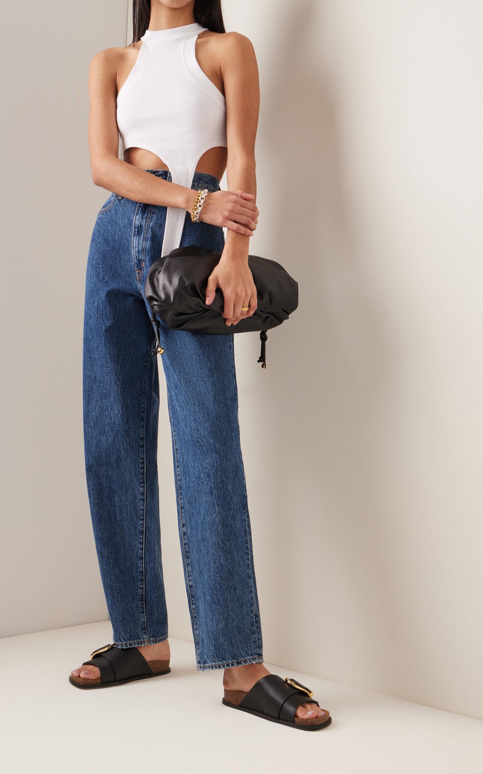 SLVRLAKE Denim Jessy Rigid High-rise Relaxed-leg Jeans in Blue | Lyst