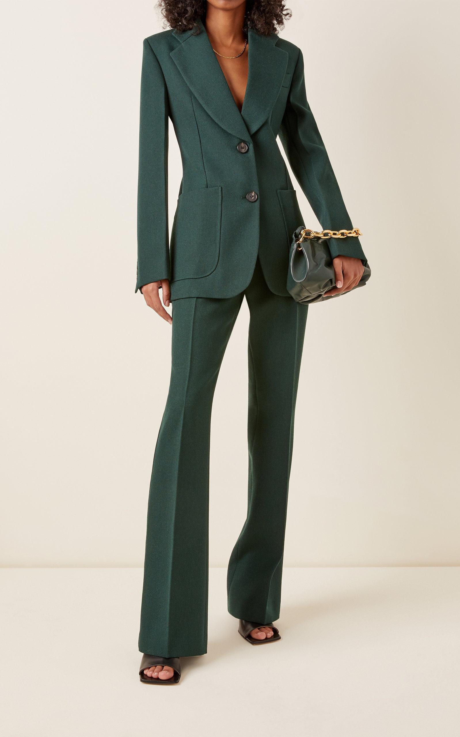 Victoria beckham green pants Outlet