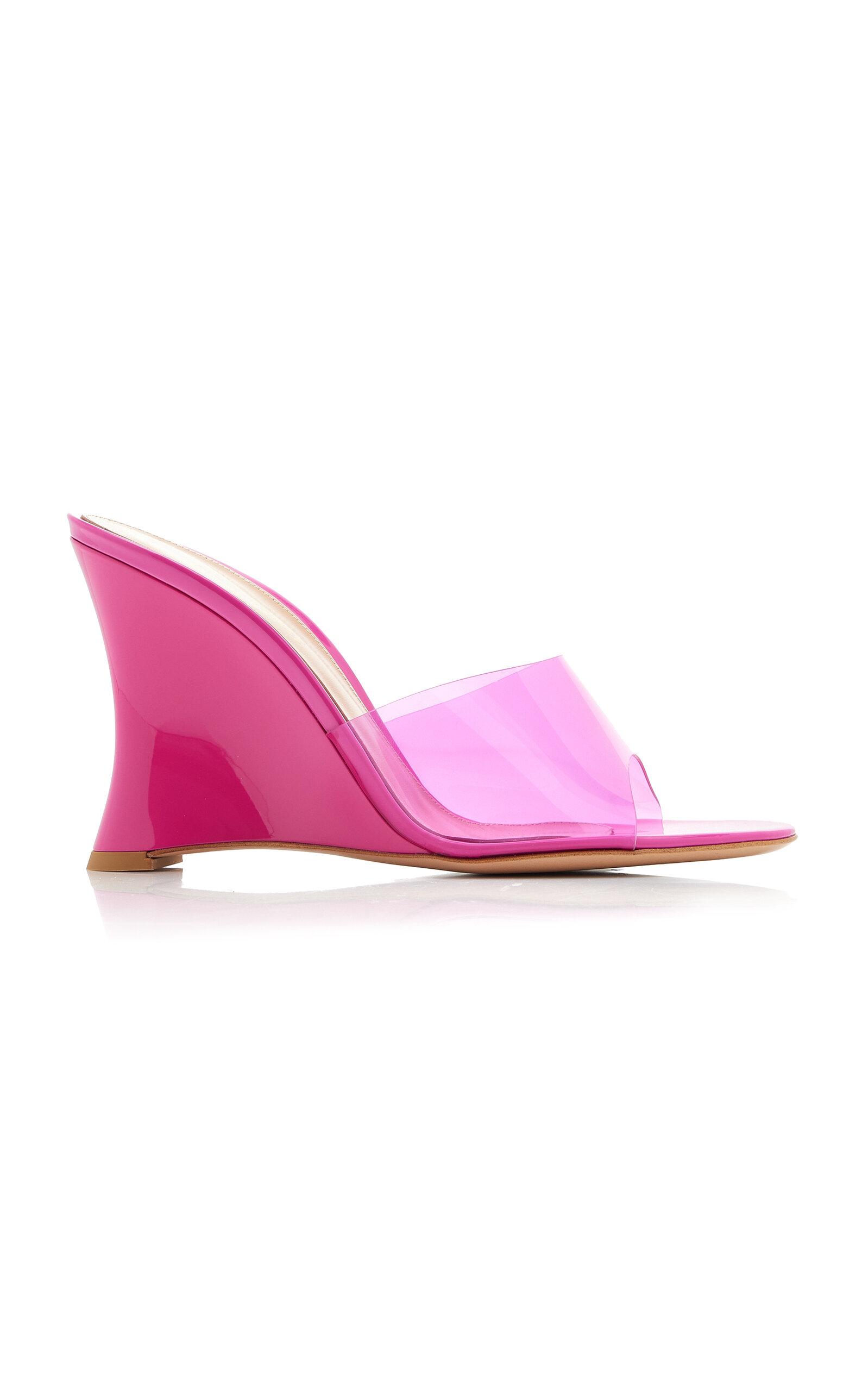 Gianvito Rossi Futura Pvc Sandals in Pink | Lyst