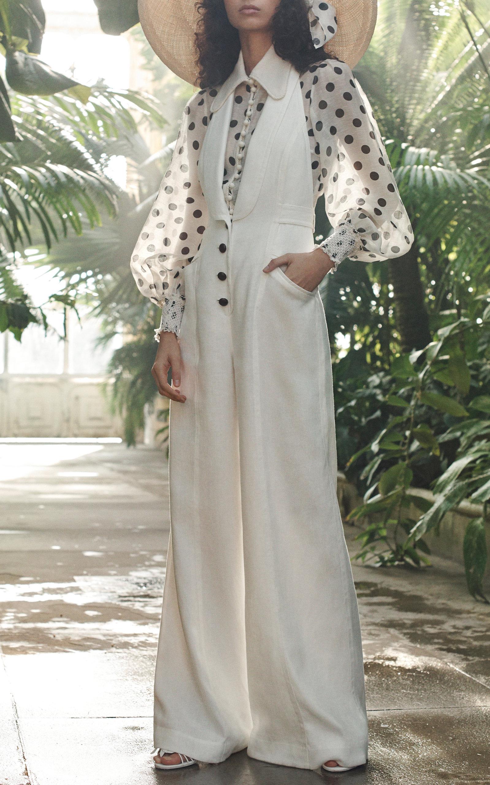 zimmermann corsage tailored jumpsuit