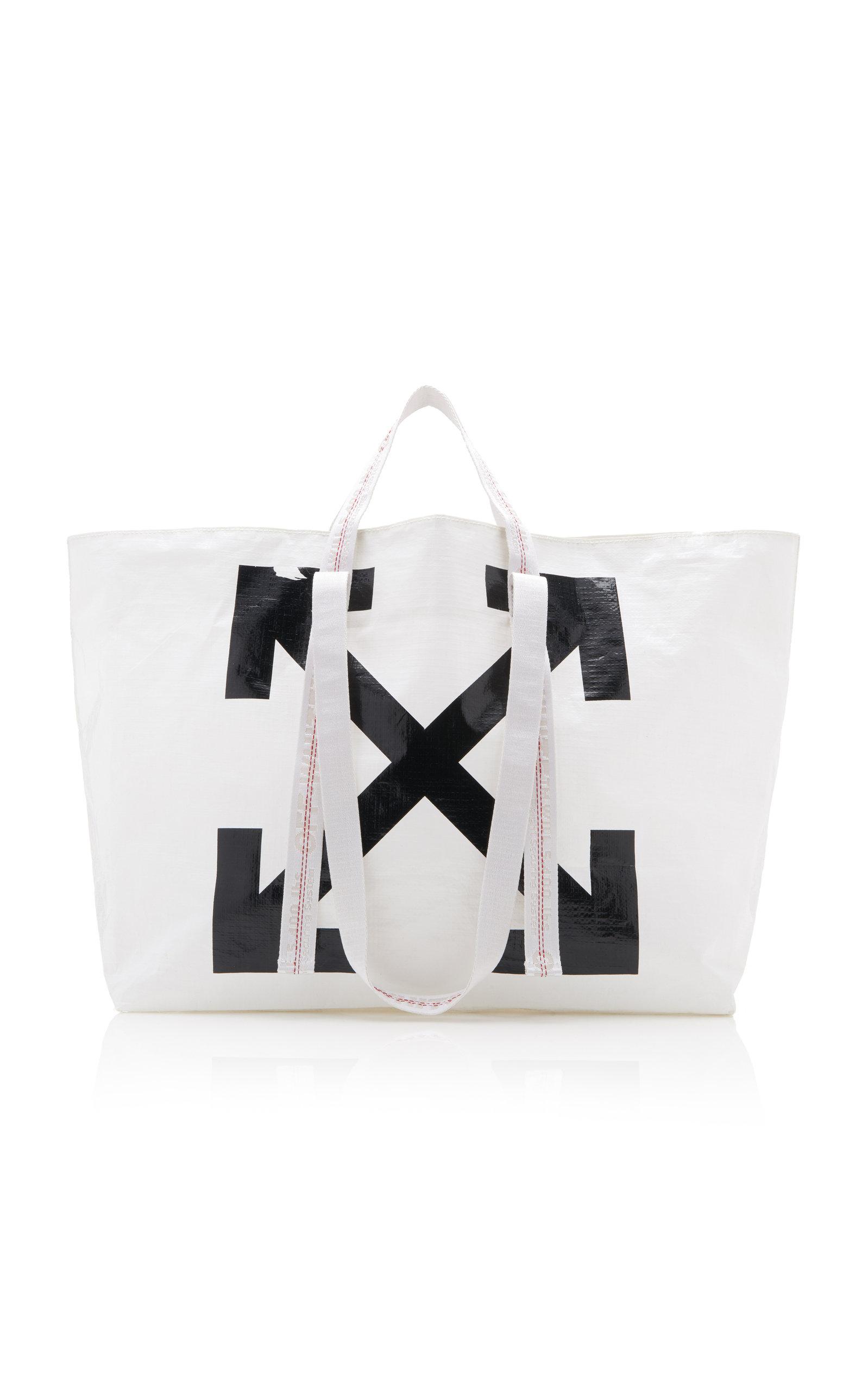 OFF-WHITE Virgil Abloh ICA Cross X Tote Black in Cotton - US