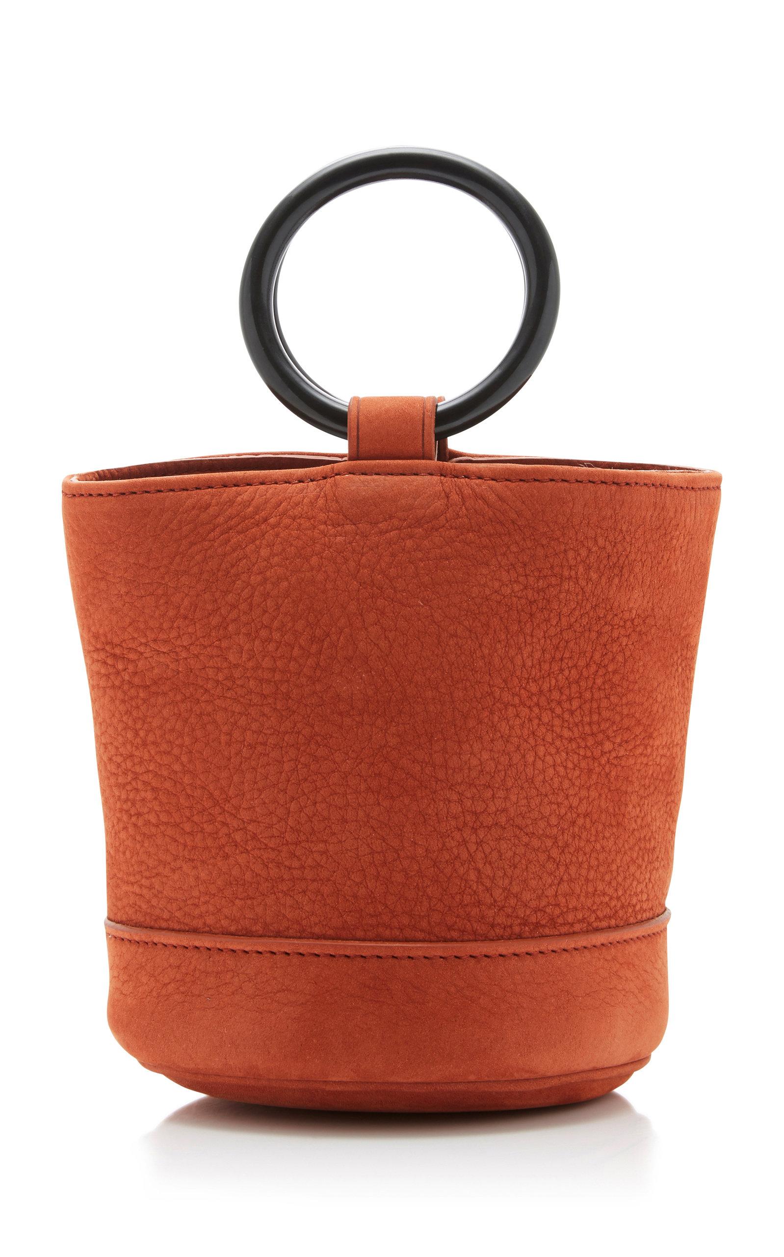 Simon Miller Bonsai 15 Leather Bucket Bag in Orange - Lyst