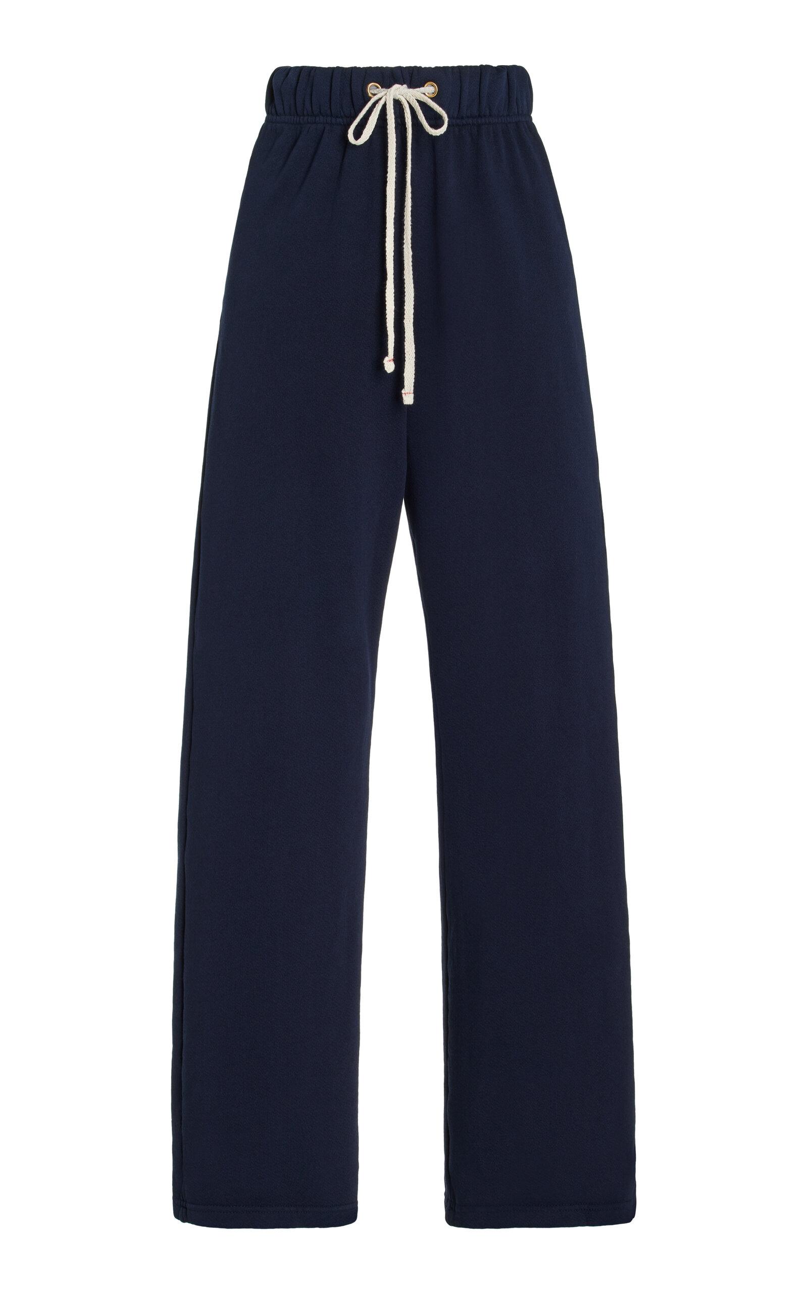 LES TIEN Cotton jersey Track completey Pants