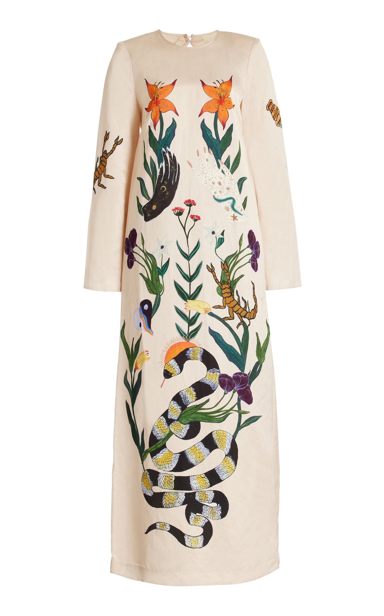 Zelda Maxi Dress in Watercolor