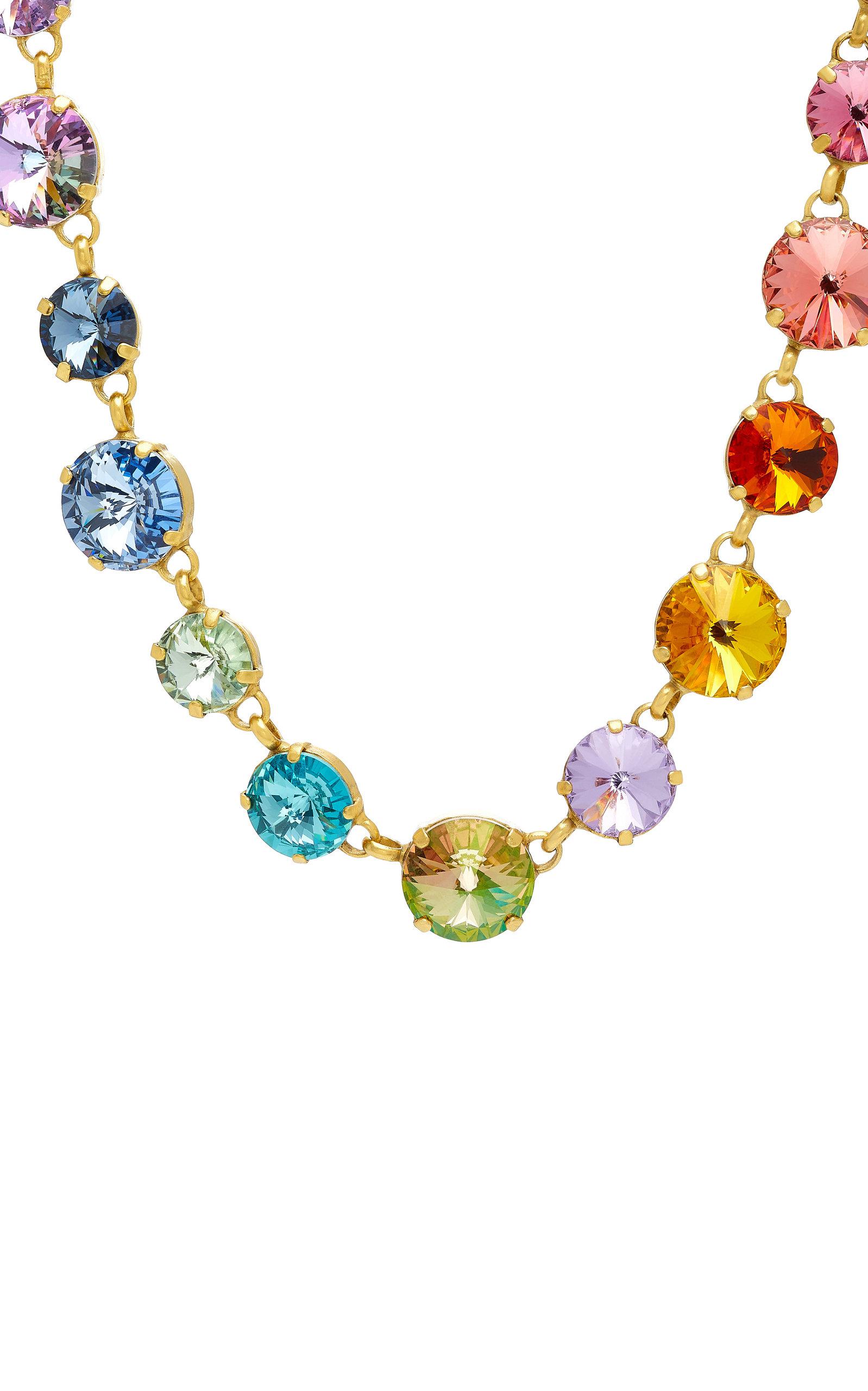 Roxanne Assoulin Swarovski Crystal And Gold-plated Necklace in Metallic ...