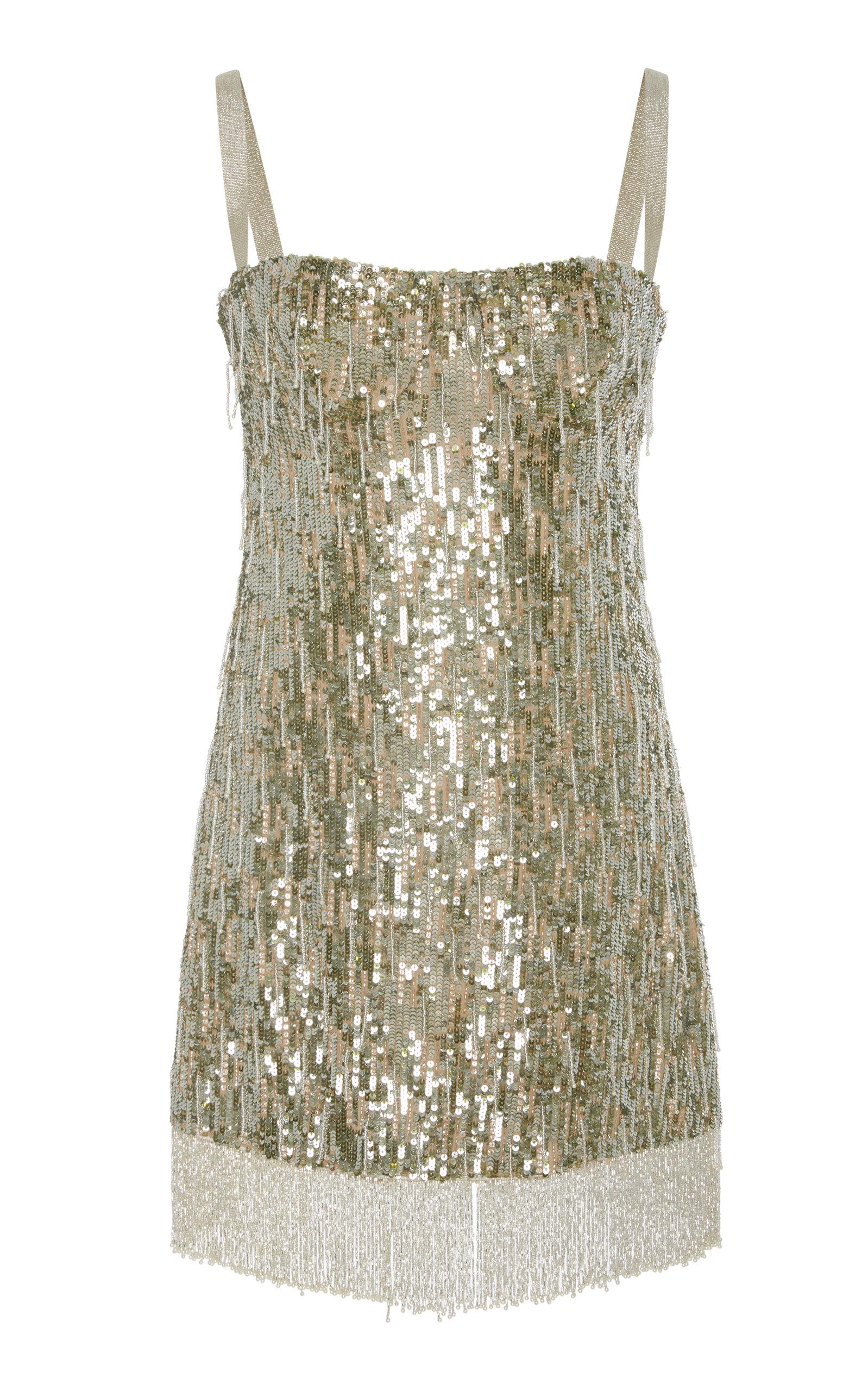 Alexis Izabell Sequin Mini Dress in Metallic | Lyst