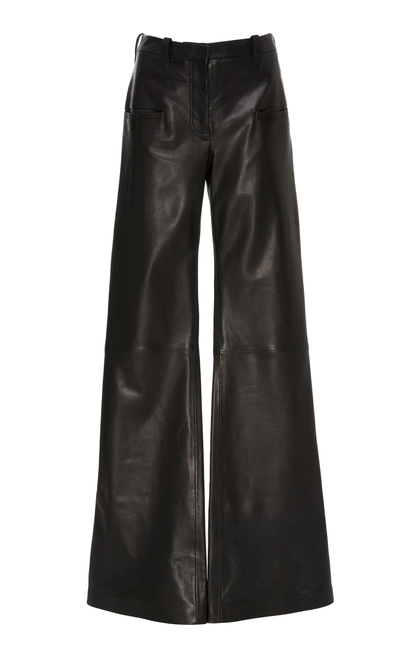 Lyst - Altuzarra Serge Leather Pant in Black