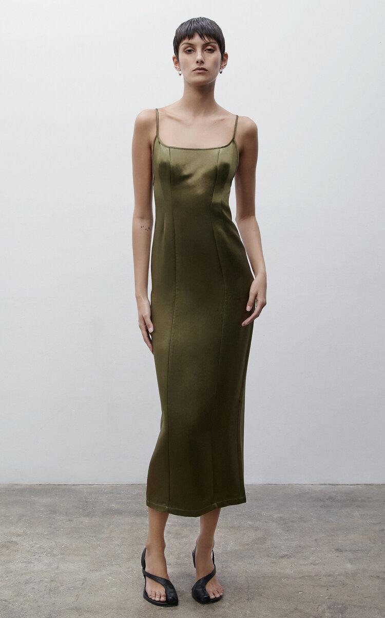 neon yellow green dress Backless Neon Tight Long Prom Dress SE016 main image 1