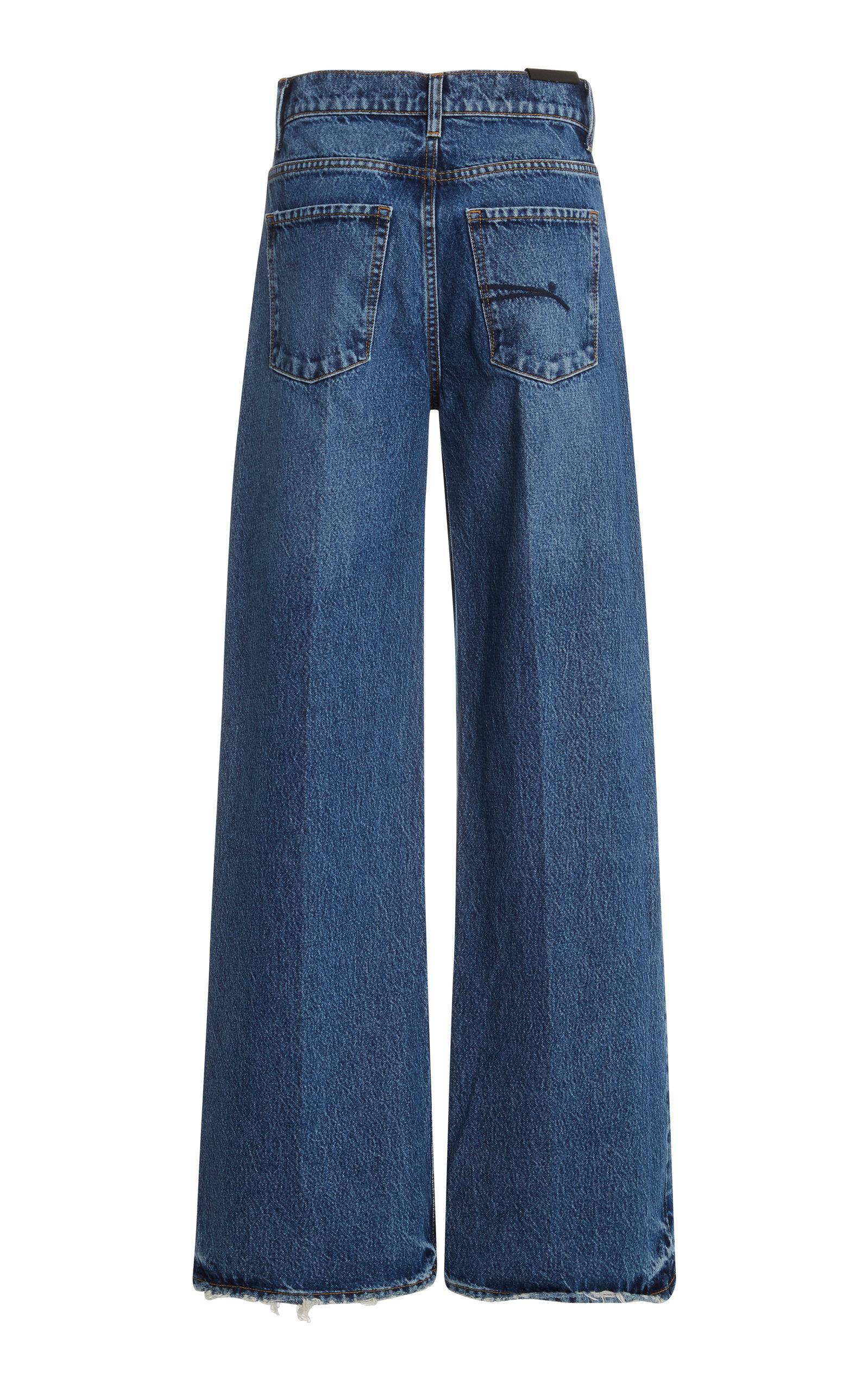 Nobody Denim Denim Skylar High-rise Wide-leg Jeans in Dark Wash (Blue ...
