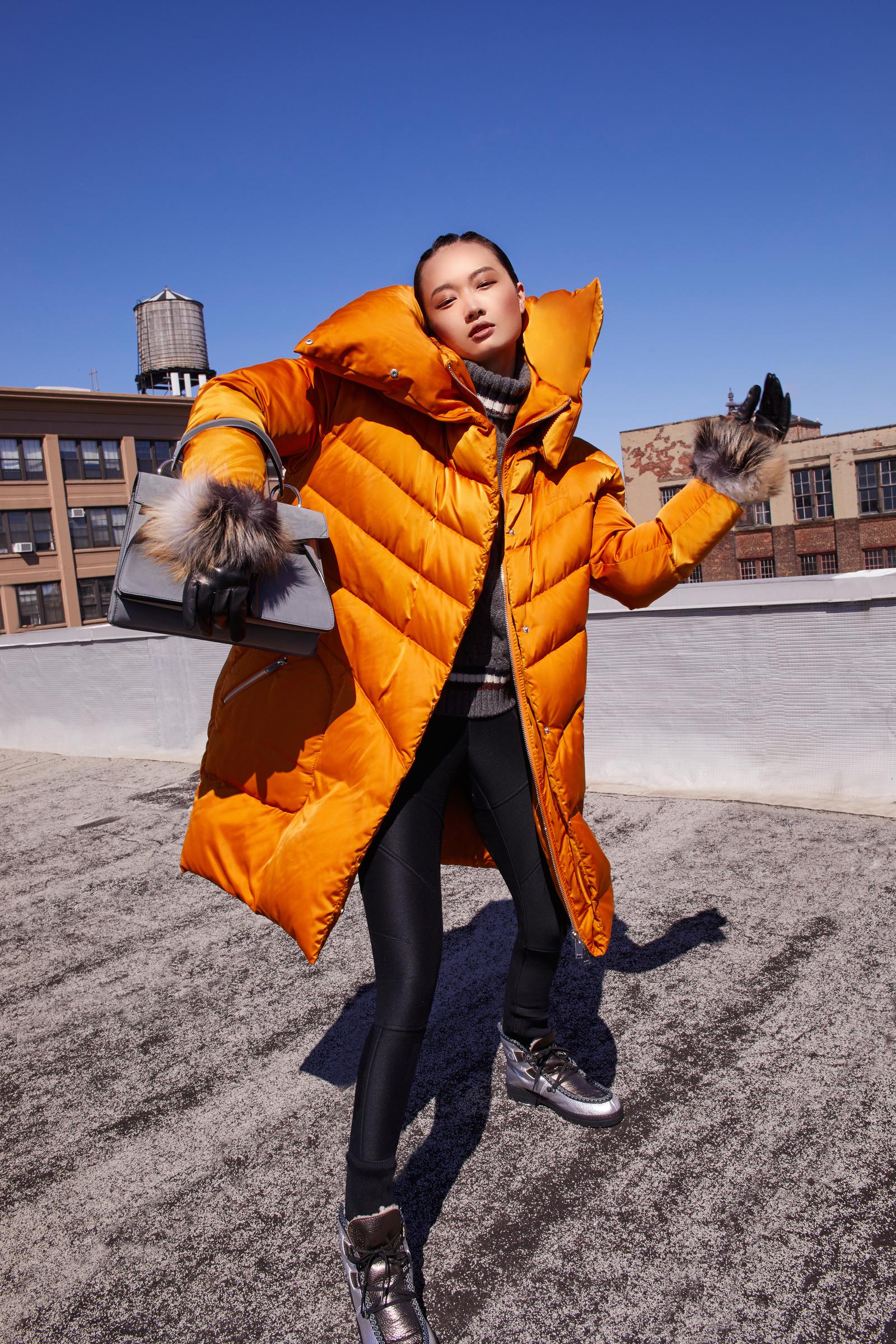 2nd Day Synthetic 2nd Gaffa Puffer Jacket in Orange - Lyst