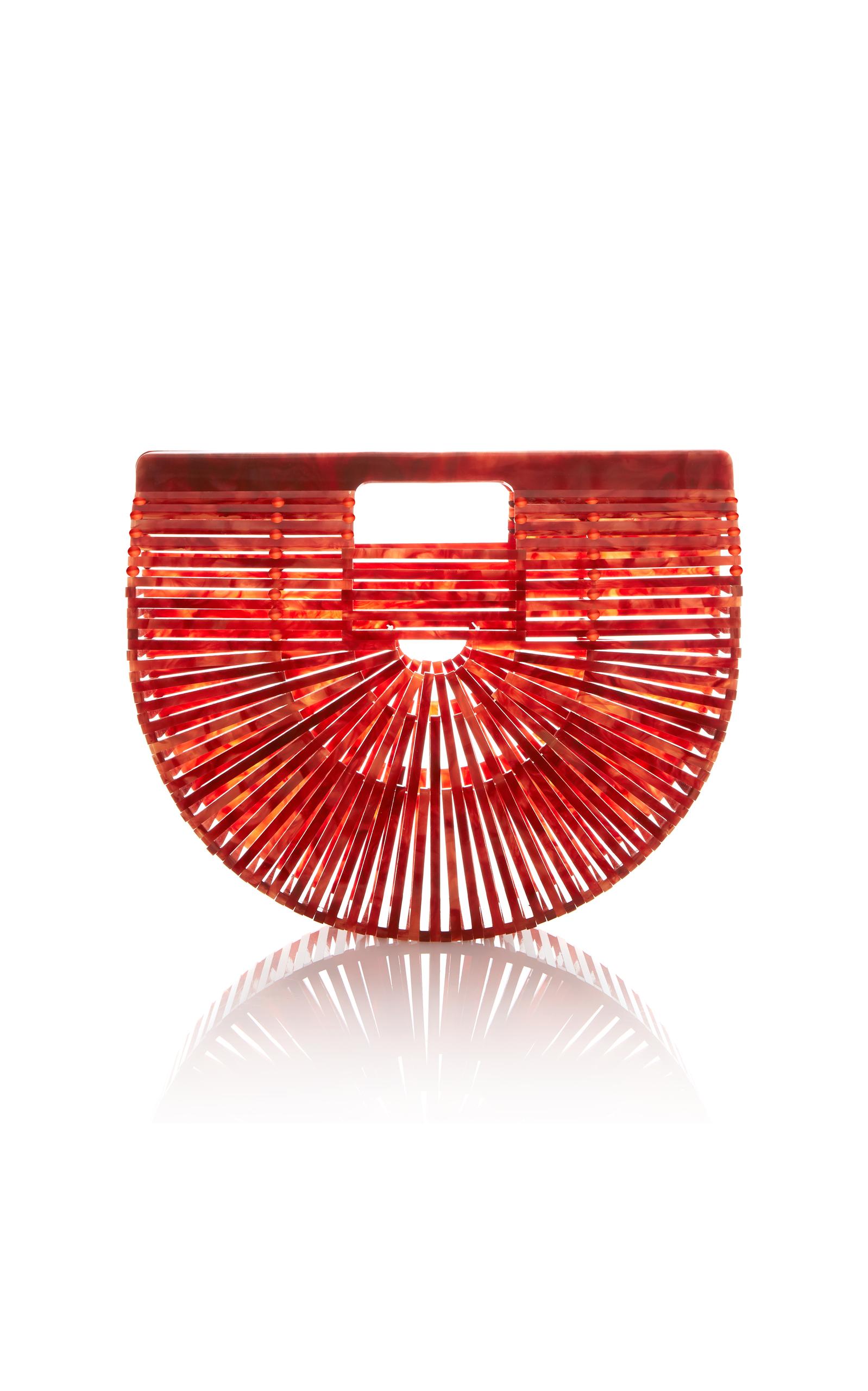 Cult Gaia Synthetic Mini Acrylic Ark Bag in Red - Lyst