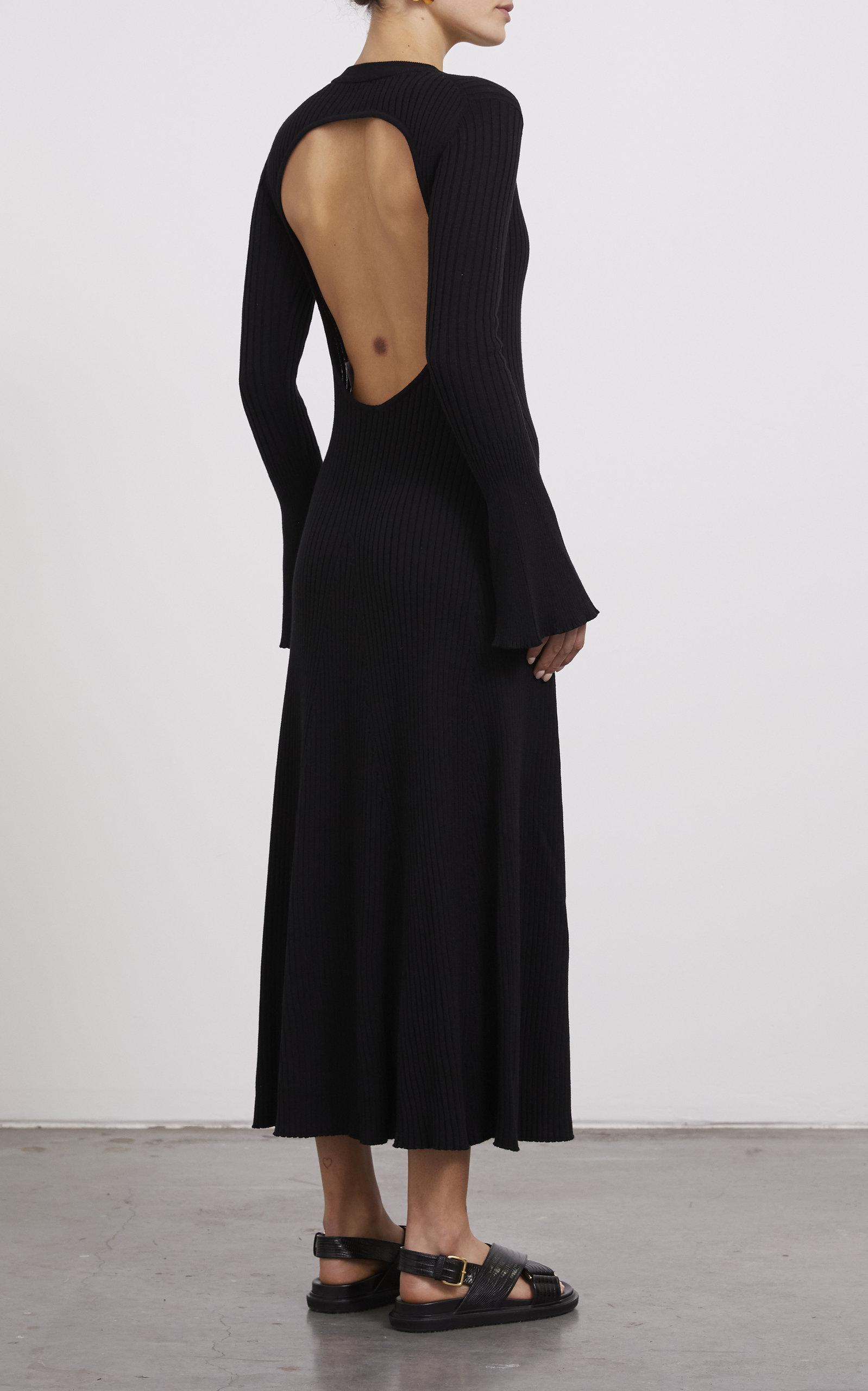 Anna Quan Isla Cotton Backless Midi 