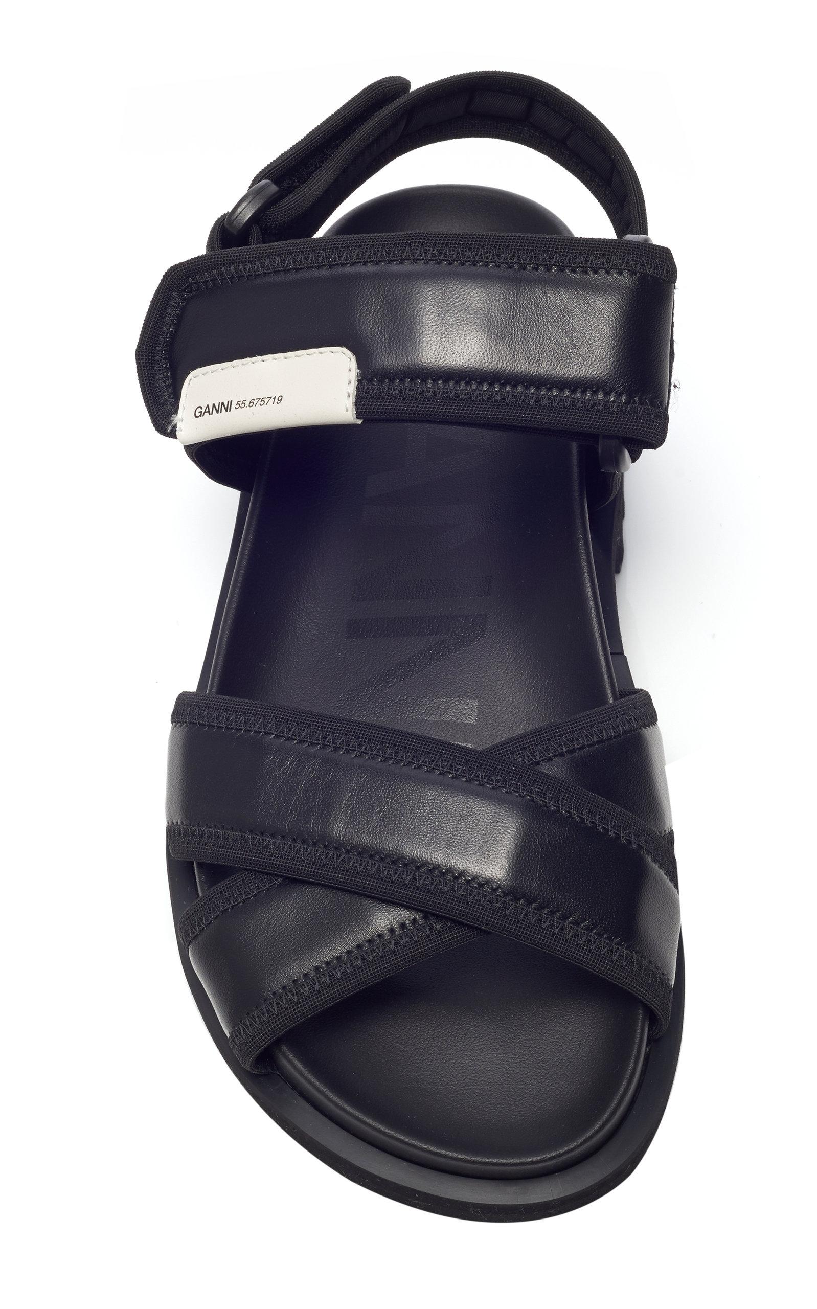 Ganni Synthetic Hiking Nylon Sandals in Black - Save 40% - Lyst
