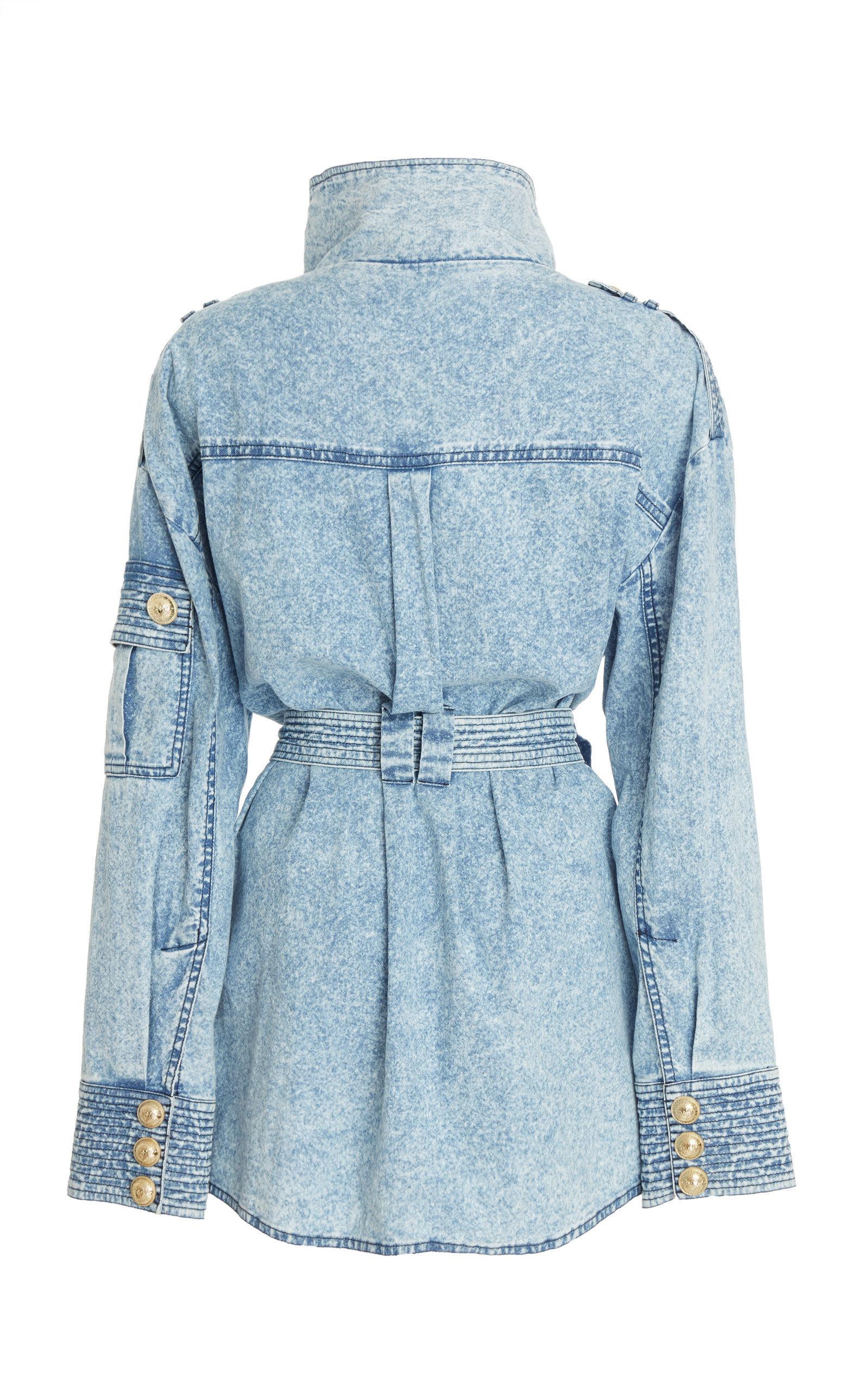 balmain denim jacket