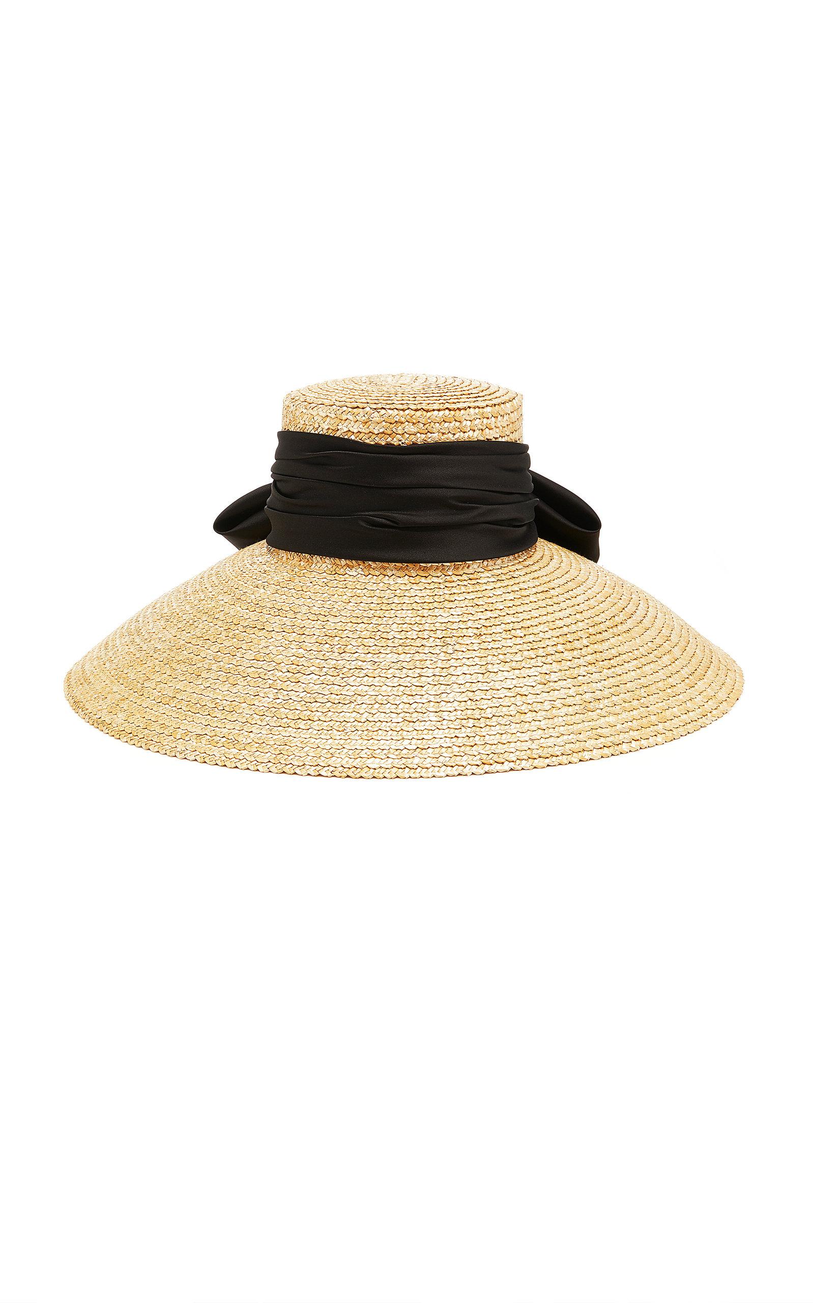 Eugenia Kim Mirabel Straw Hat in Black 