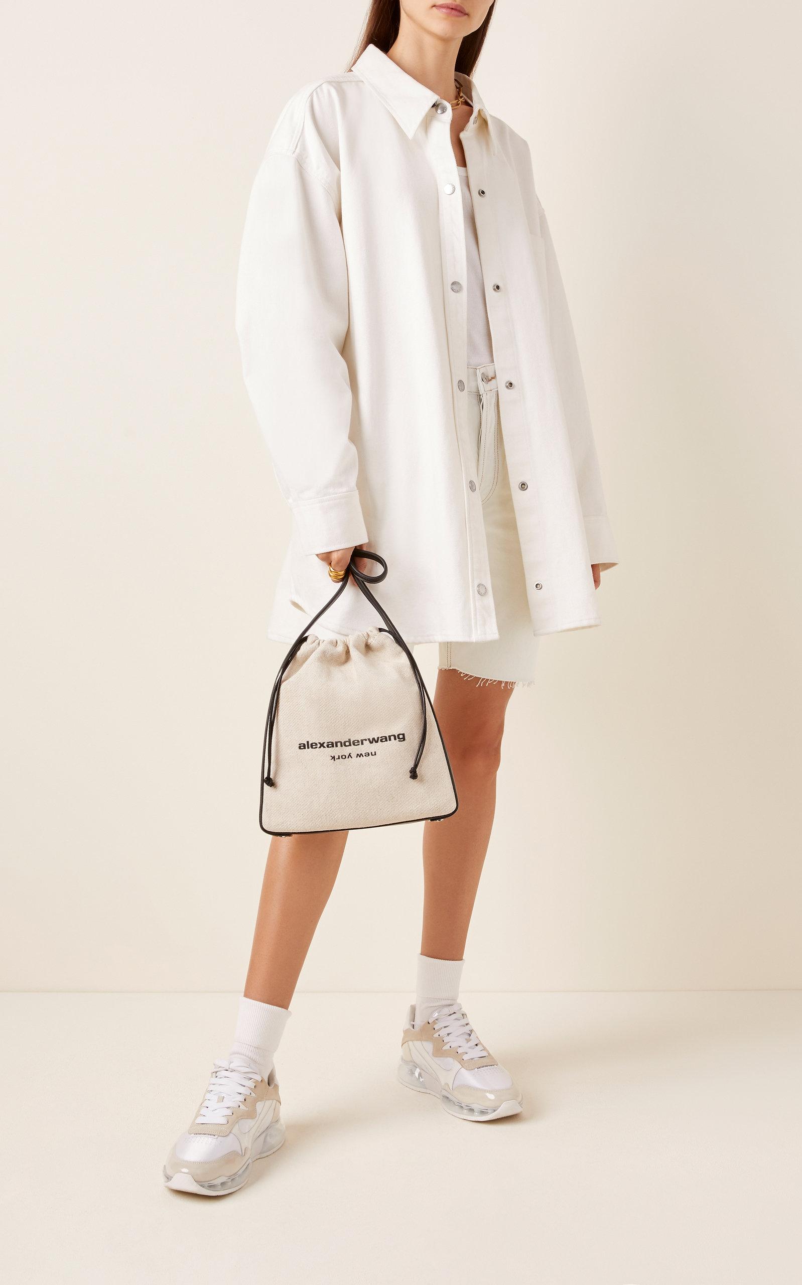 Alexander Wang Ryan White Canvas Shoulder Bag | Lyst