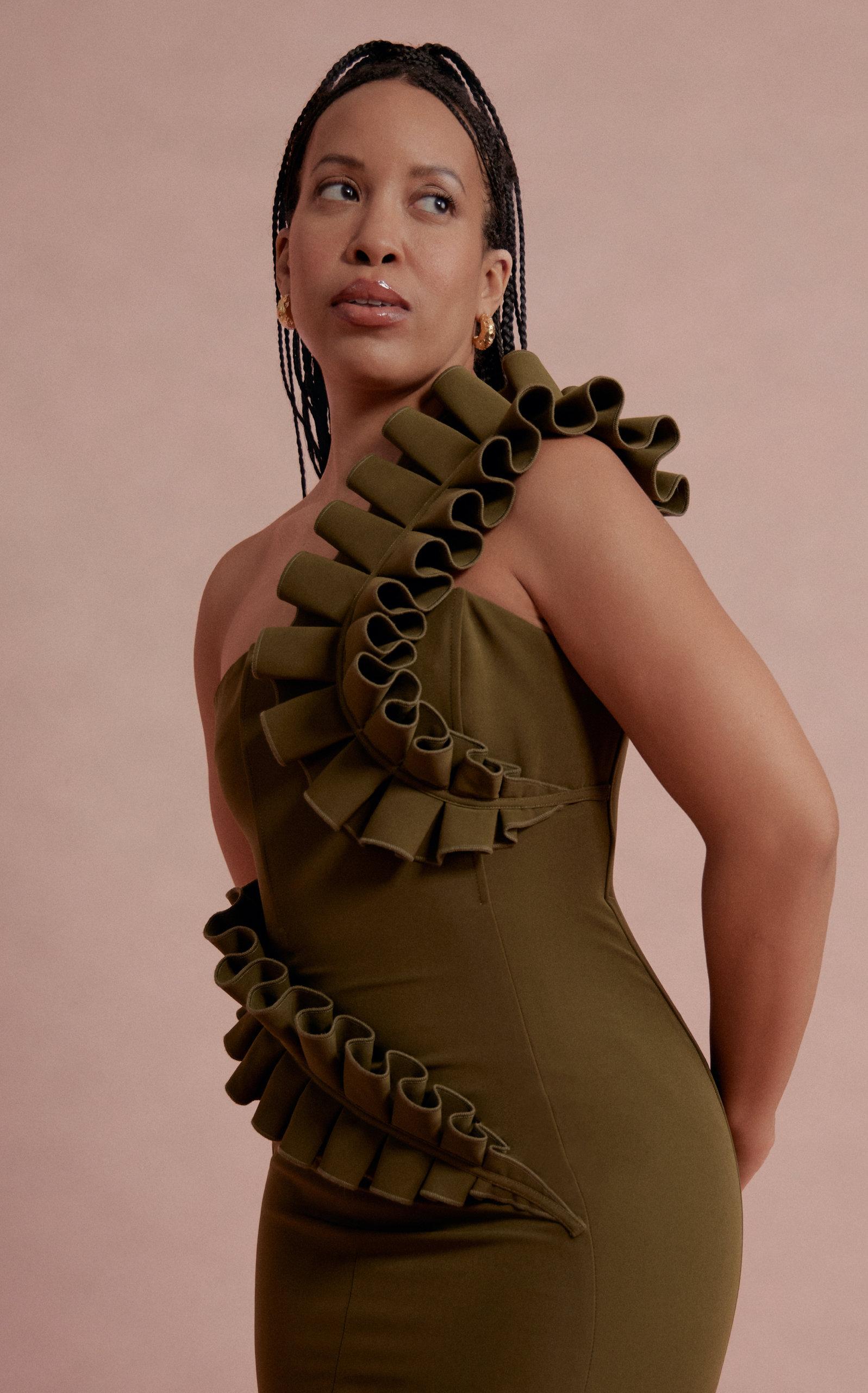 andrea iyamah green dress Low effort, high impact. Dress from @Andrea Iyamah #nigeriandesigner #dettydecember #causaloutfit