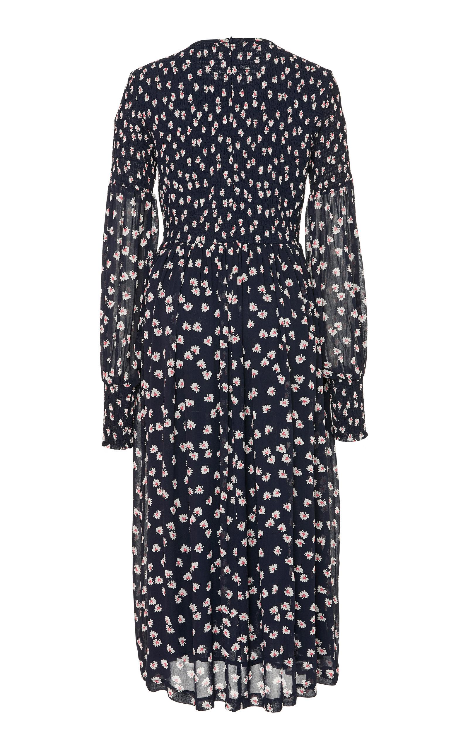 rometty georgette smock dress