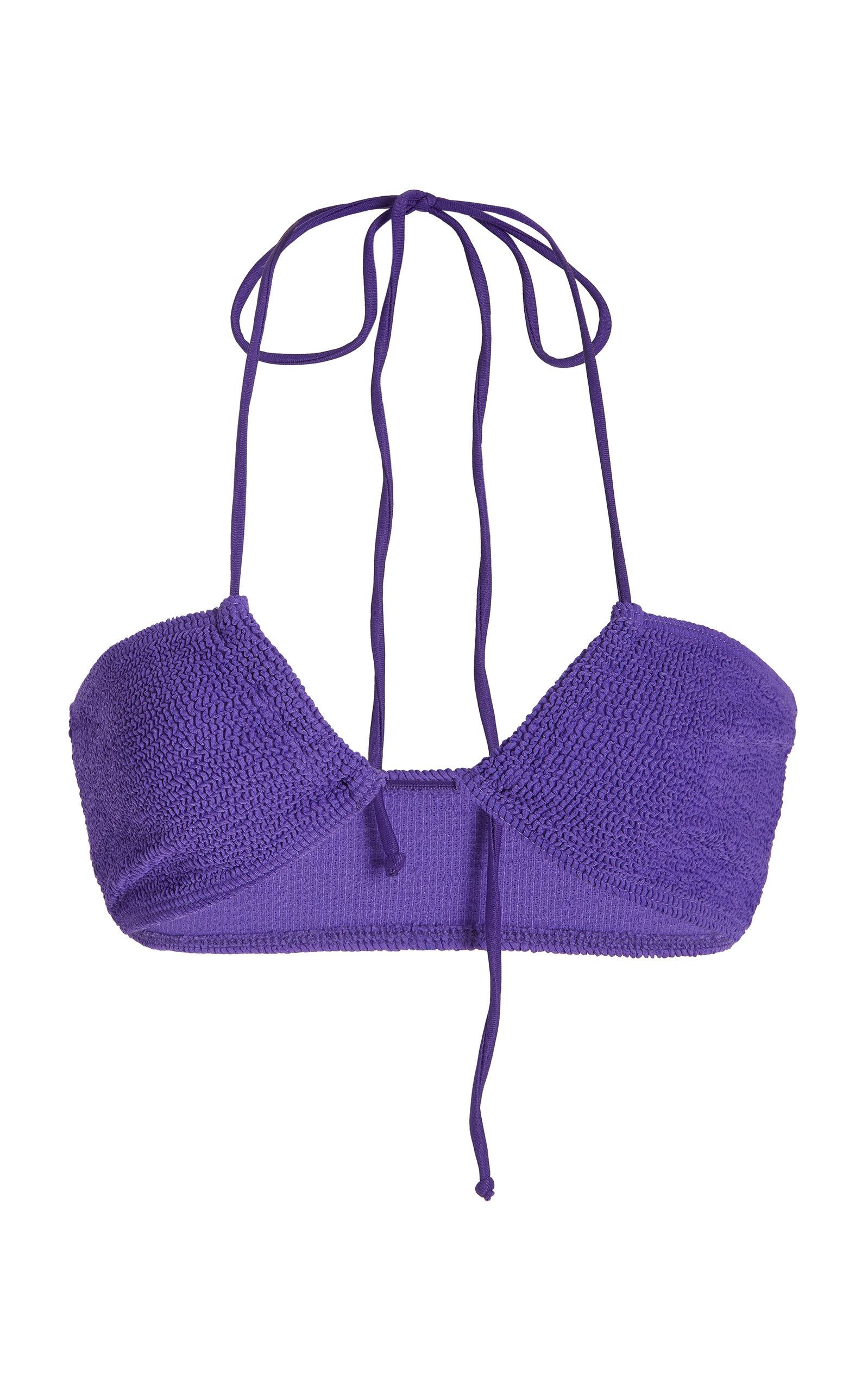 Bondeye Margarita Bandeau Bikini Top in Purple | Lyst UK