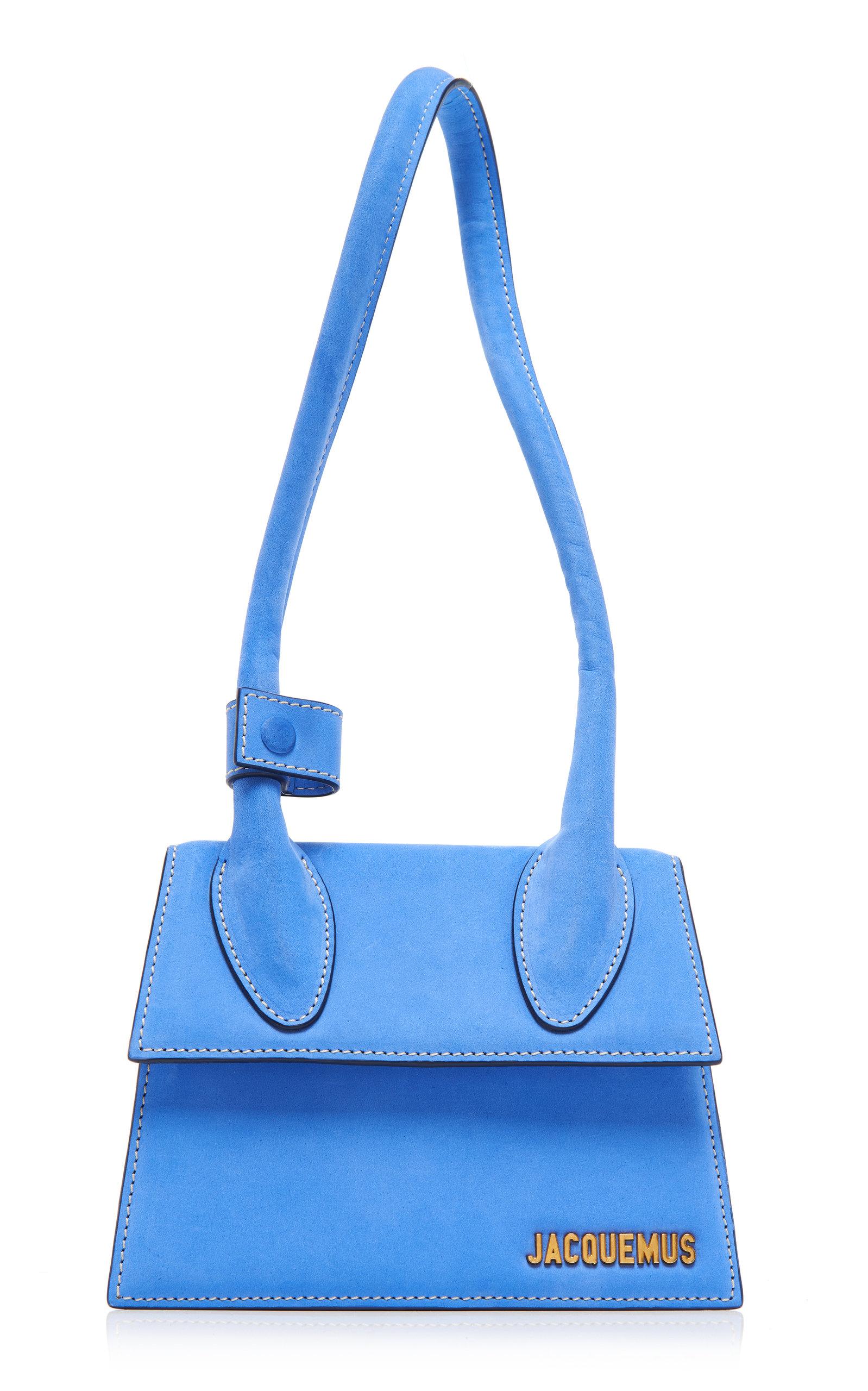 Jacquemus Le Chiquito Noeud Leather Bag in Blue - Lyst