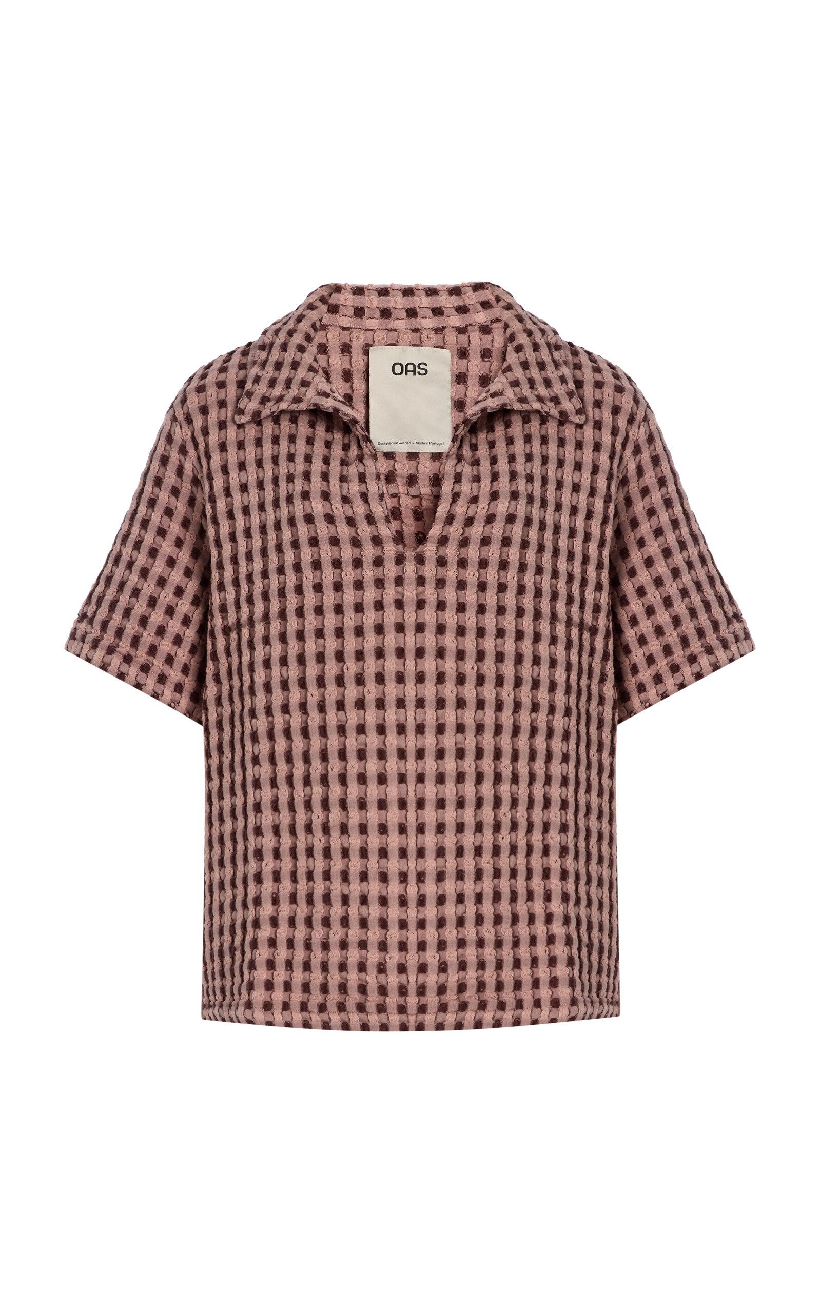 ブラウス シャツ 「OAS/オーエーエス」 Ferratelle Jaffa Waffle Shirt レディース JOURNAL STANDARD ブラウス シャツ 「OAS/オーエーエス