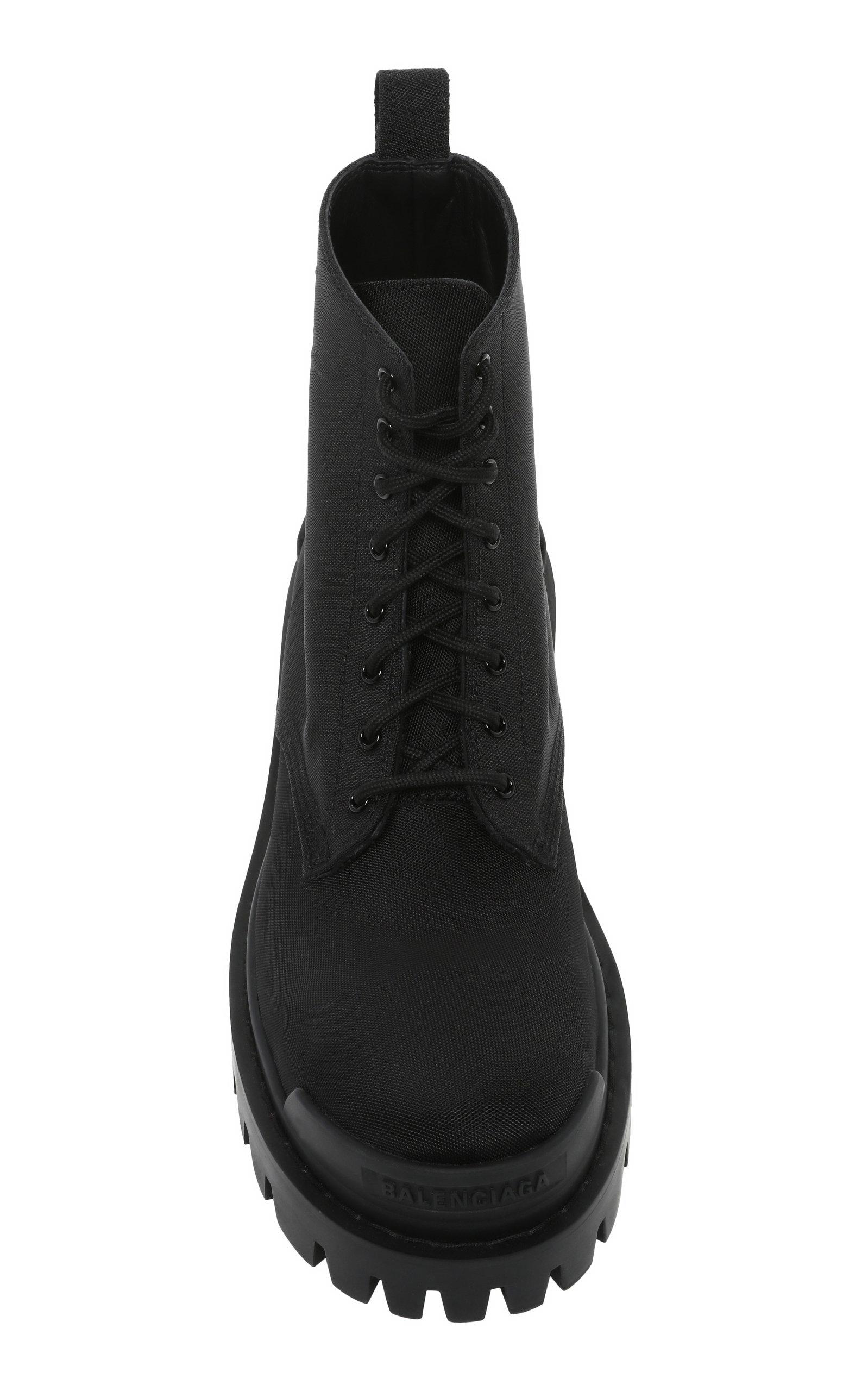 BALENCIAGA Nylon strike combat boots 42 | VACHAMBER.COM