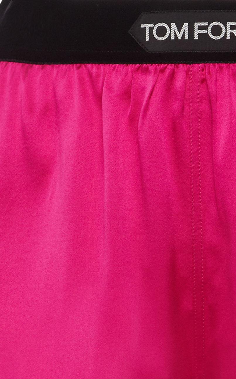 Tom Ford Logo-print Stretch-silk Pajama 