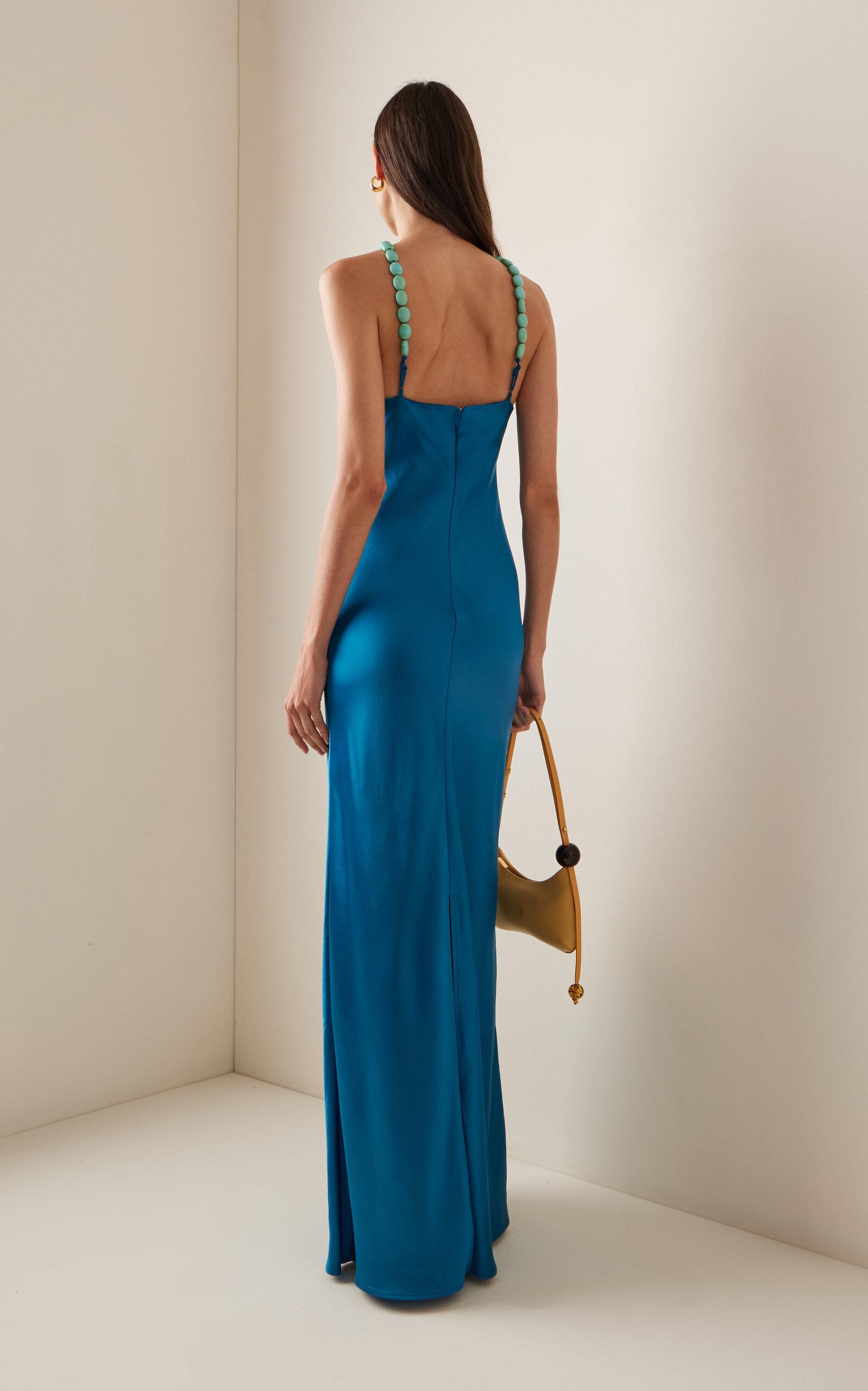 STAUD Cadence Dress in Blue | Lyst