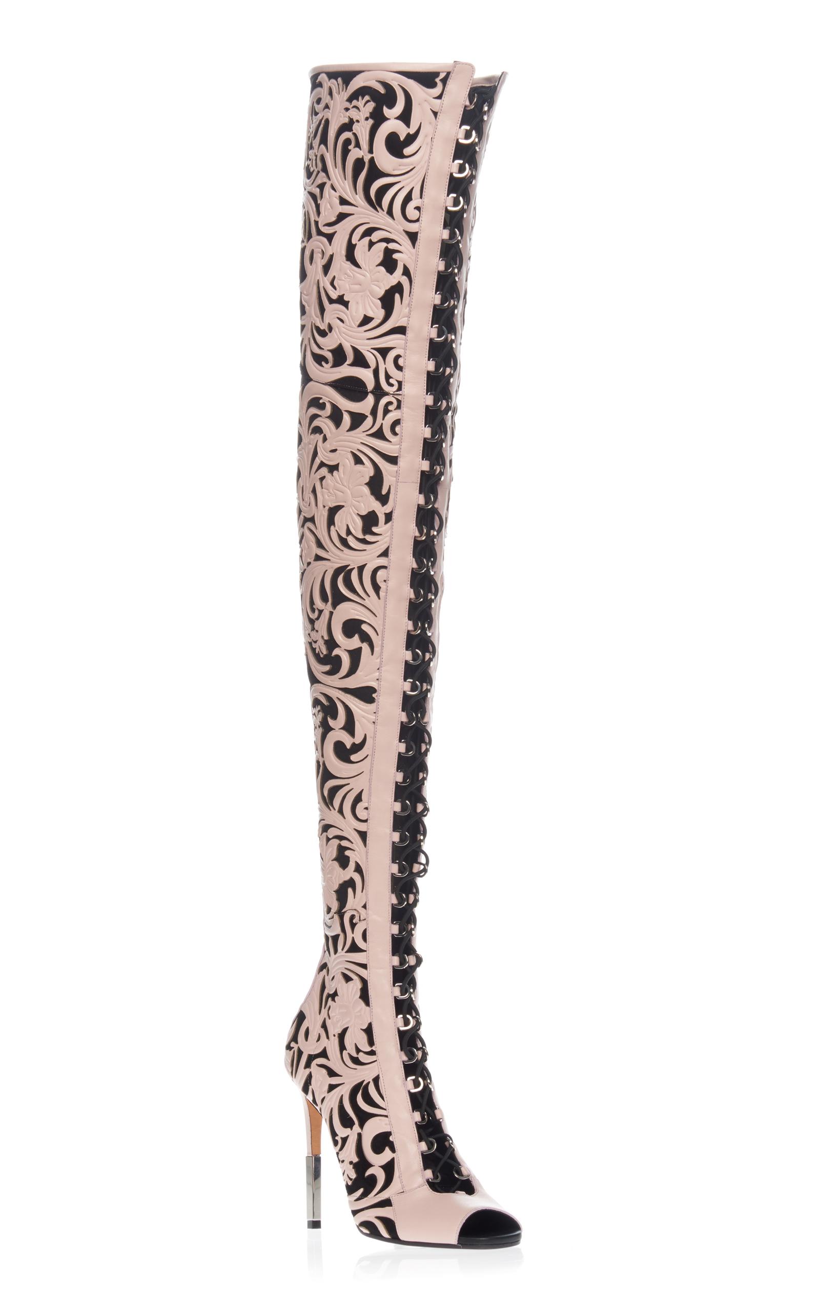 balmain campbell over the knee boot