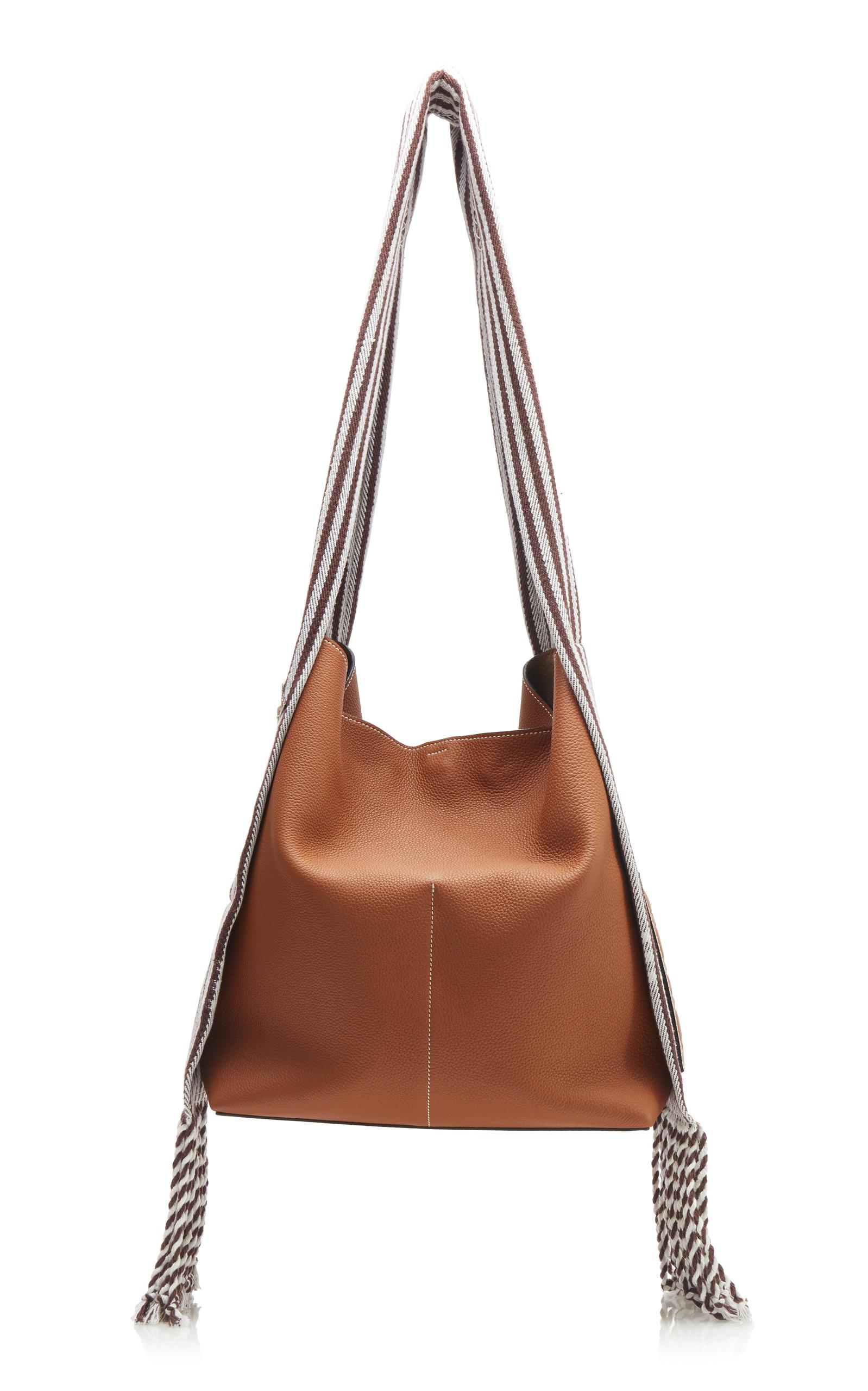 Lyst Loewe Scarf Bucket Bag in Brown
