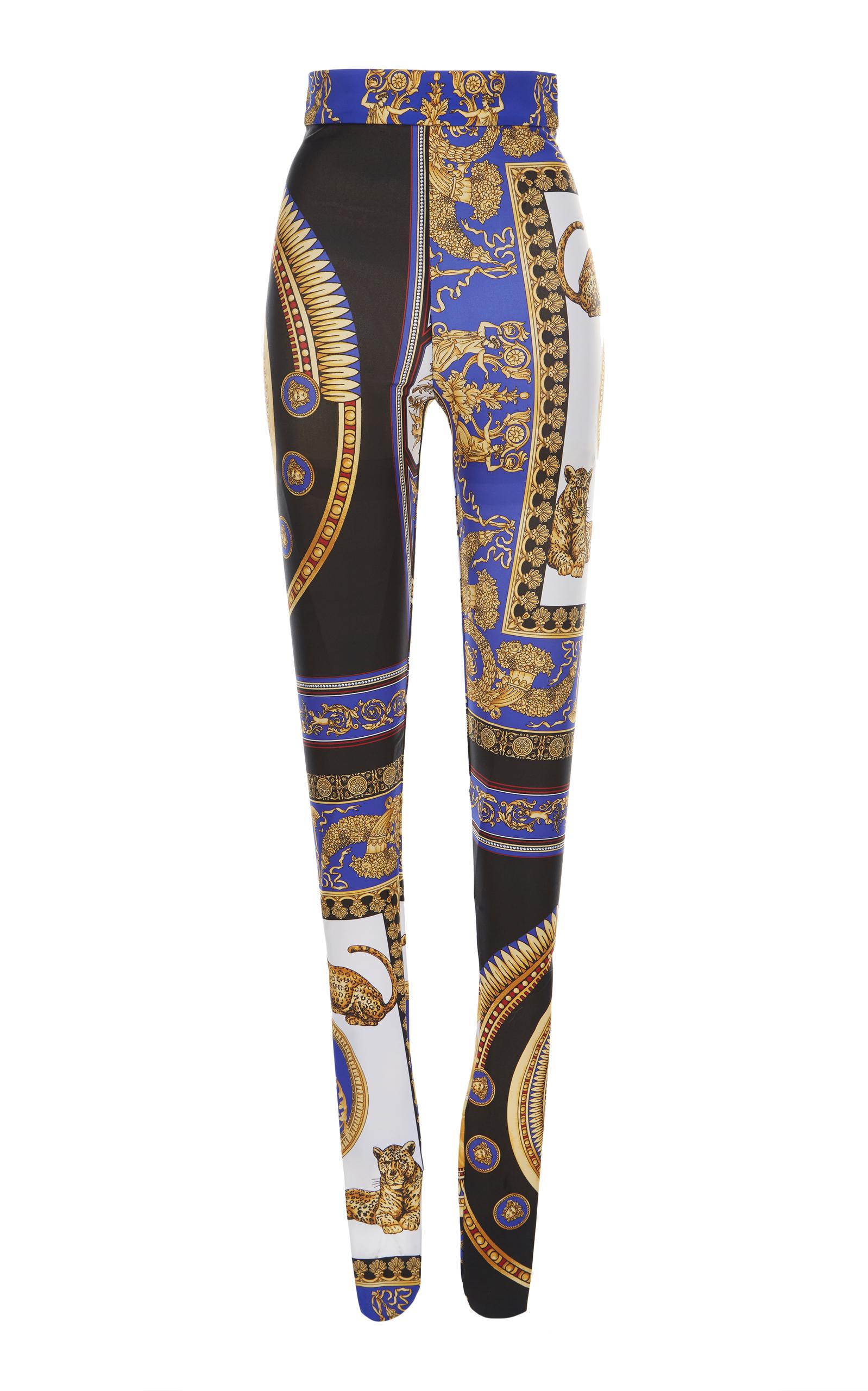 Lyst Versace Matte Lycra Leggings