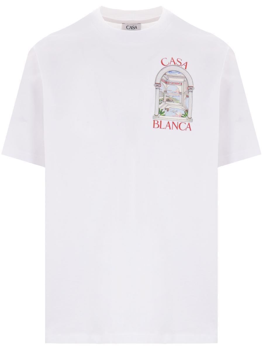 Tシャツ・カットソー Casablanca Casablanca T-shirts and Polos White CASABLANCA T-Shirts And Polos in White for Men | Lyst