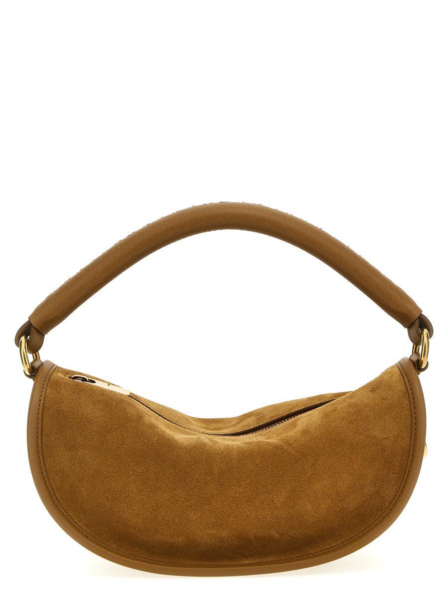 BURBERRY 'B Clip' mini shoulder bag バーバリー バッグ Burberry 'B Clip' Mini Shoulder Bag in Brown | Lyst