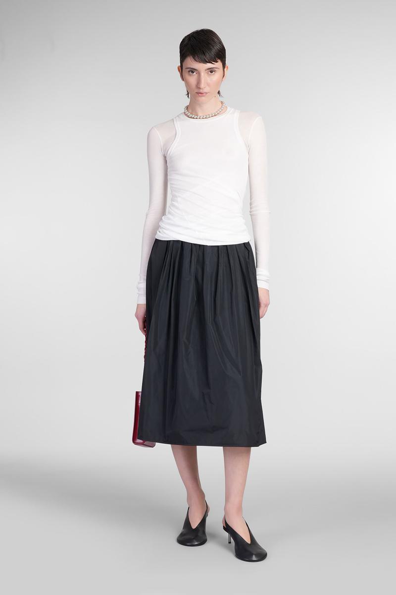 Jil Sander Skirt 84 Skirt in Black | Lyst